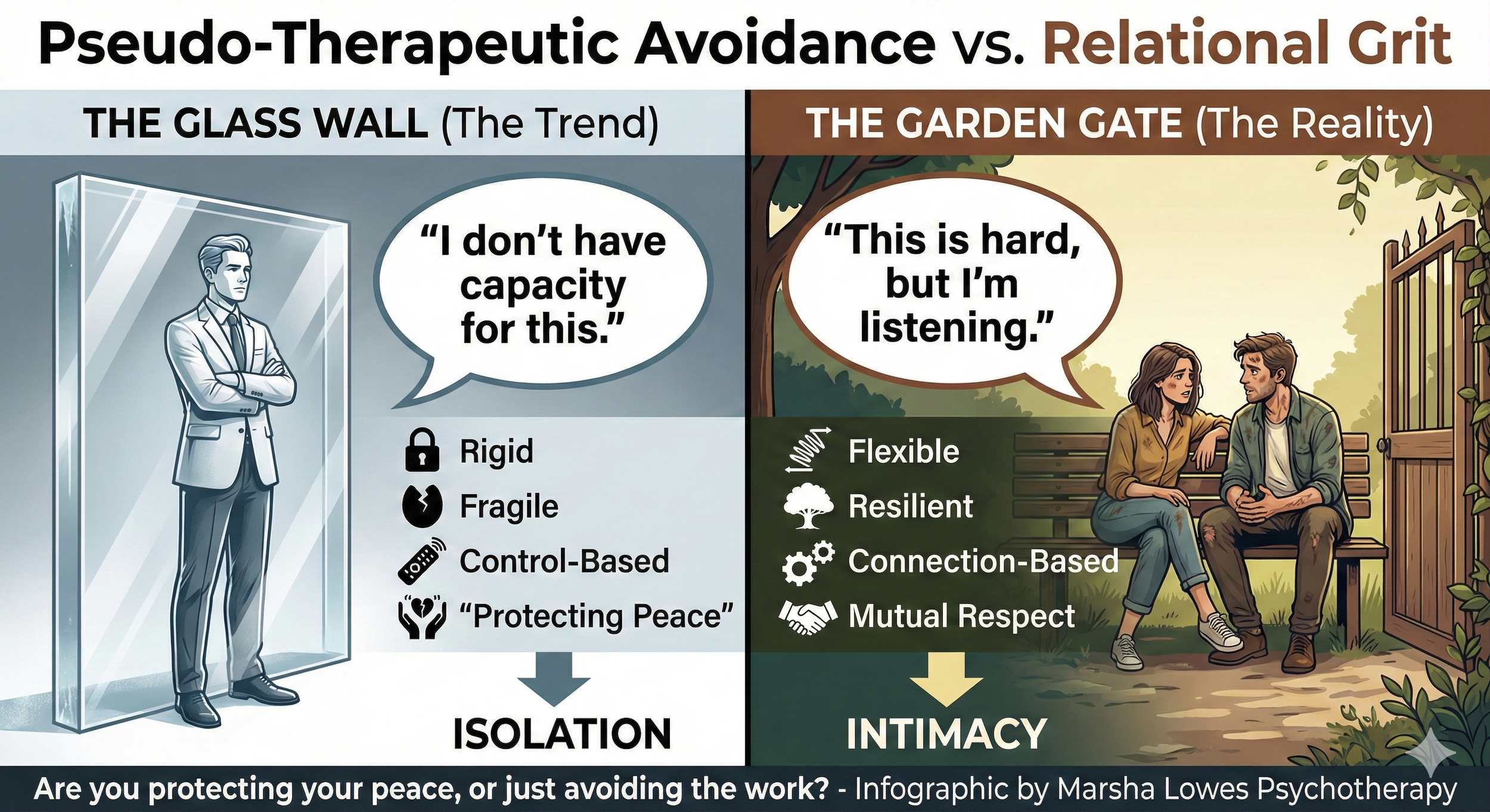 Avoidance vs Relational Grit