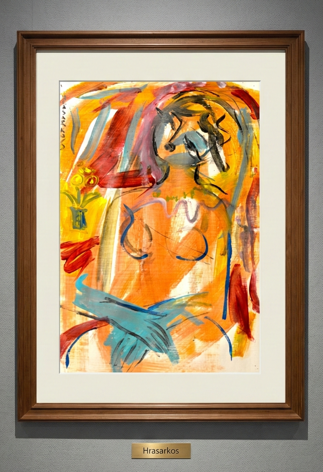 La Muse aux Gants Céruléens