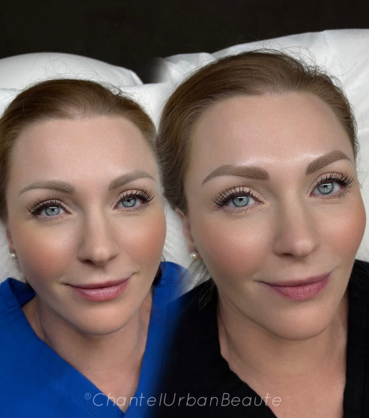 A much-needed brow refresh after nearly 3 years ✨

These are before &amp; after of fully healed results - this Nanostroke + Ombre combo gives the perfect balance of soft, natural hair strokes with added depth and definition 🤍

If you&rsquo;ve been t