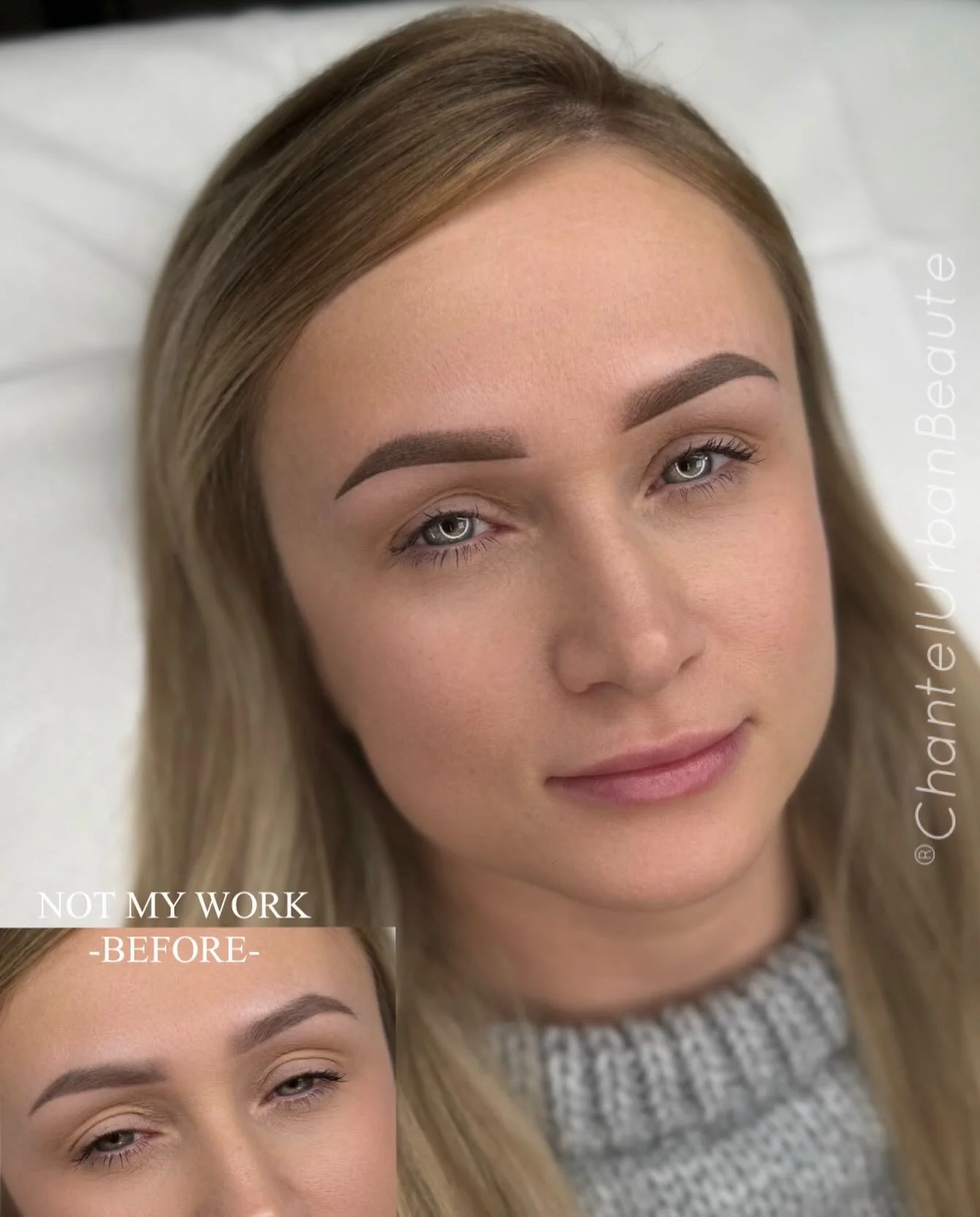 Ombr&eacute; brows refresh + correction ✨

Not all permanent makeup is created equal - and sometimes a previous set just needs the right touch to bring it back to life. Whether it&rsquo;s softening harsh edges, correcting shape, or refreshing faded p