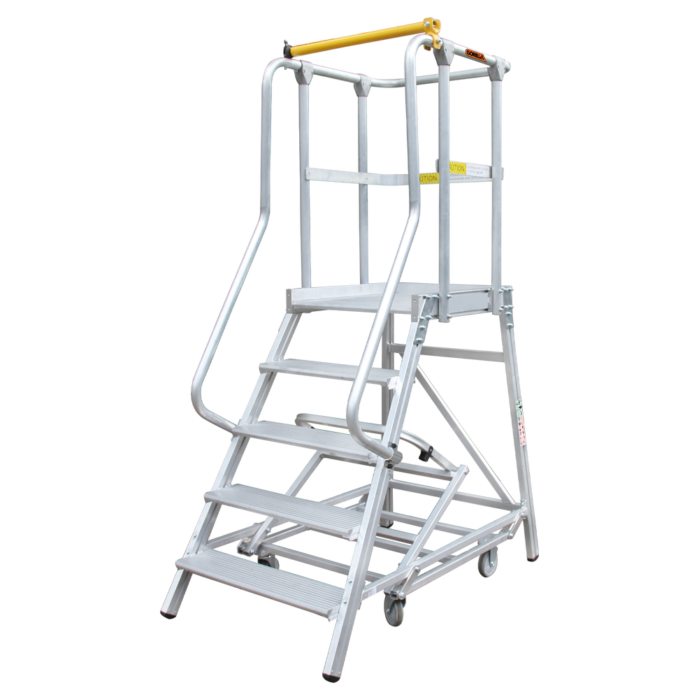 5 STEP HEAVY DUTY ORDER PICKER — Gorilla Ladders