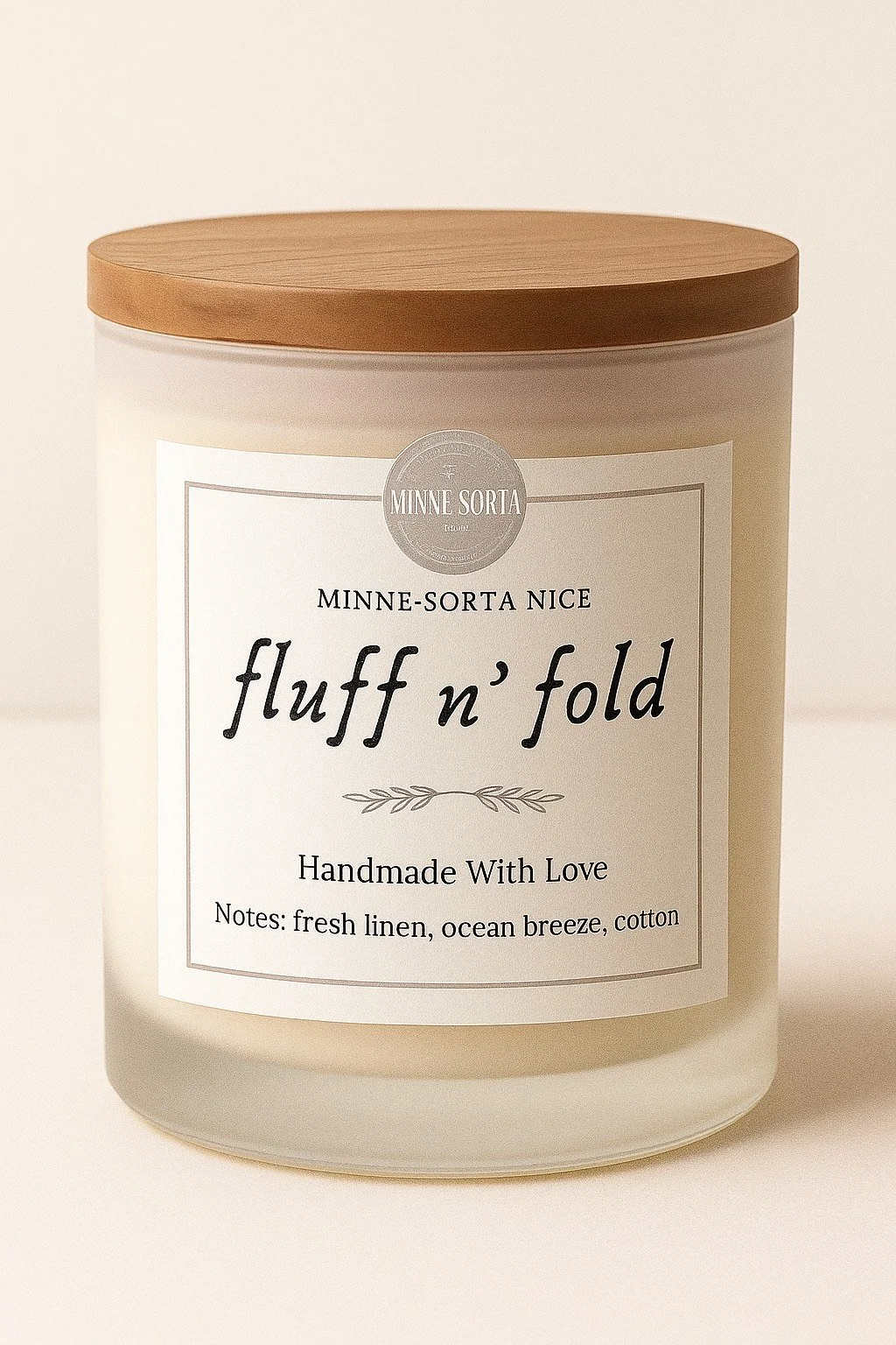 Fluff n' Fold Candle