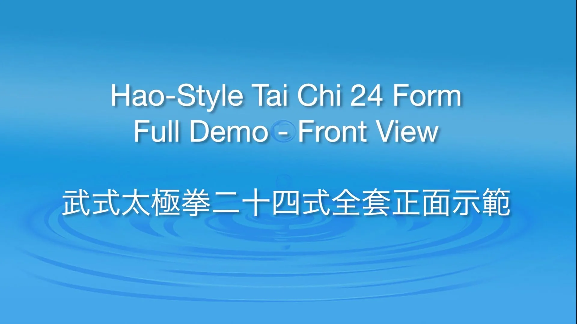 Hao-Style 24 Form – Front View