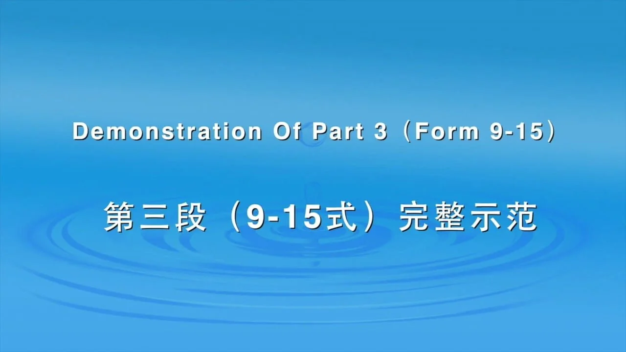 第三段示範：9-15式