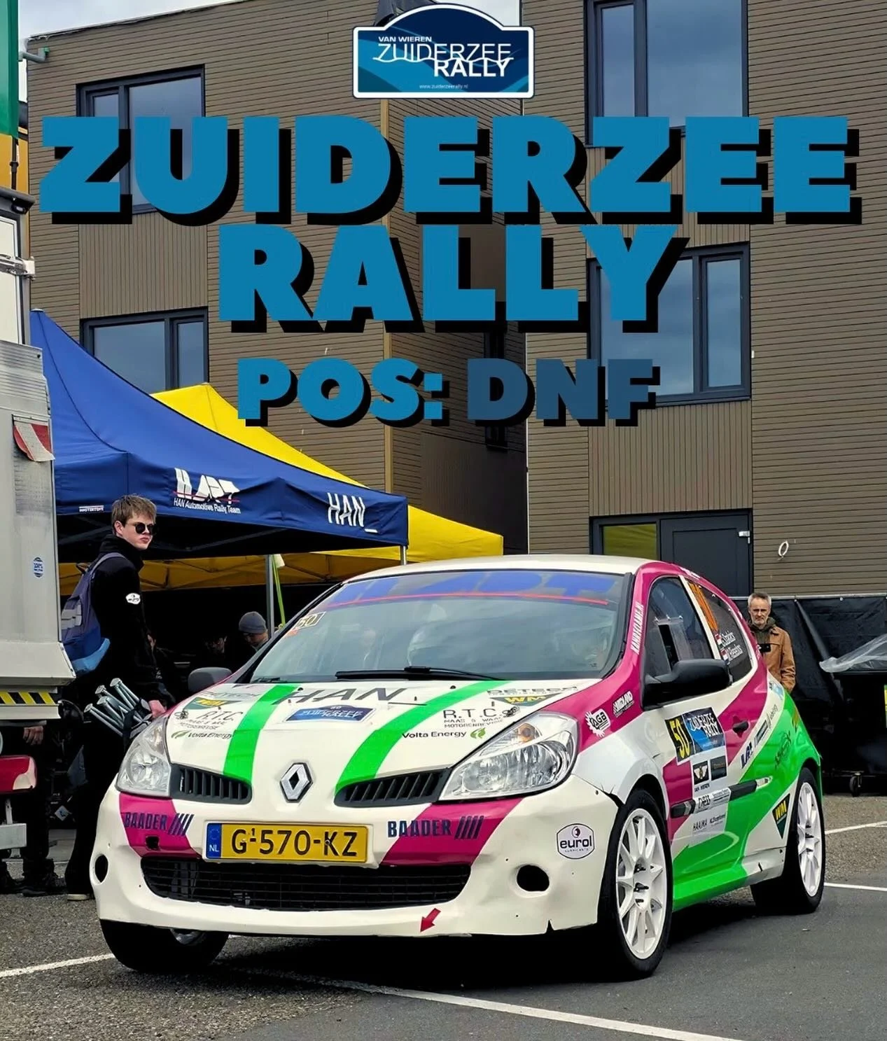 🇳🇱
Afgelopen weekend reden we de @zuiderzeerallyofficial . Gabor en Max vlogen over de proeven 1 tot en met 4, met tussendoor twee rustige servicemomenten. Afgezien van een ongelukkige spin op proef 3, zag alles er goed uit.
Helaas kreeg de auto ti