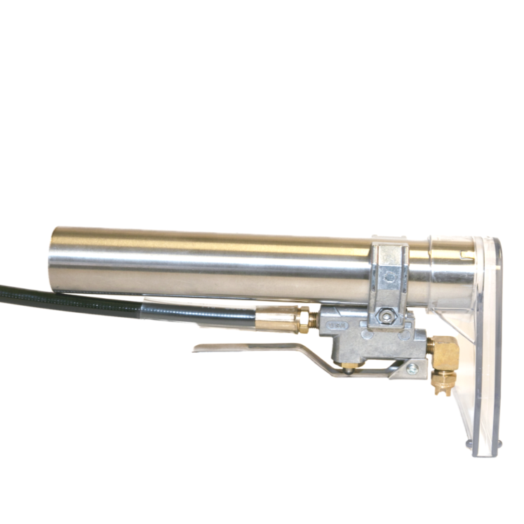 PMF 4” Wide PTFE Glide Hand Tool,  500psi Brass Valve, High Pressure Whip 400psi Aluminum Valve, High Pressure Whip,  120psi Aluminum Valve, Low Pressure,