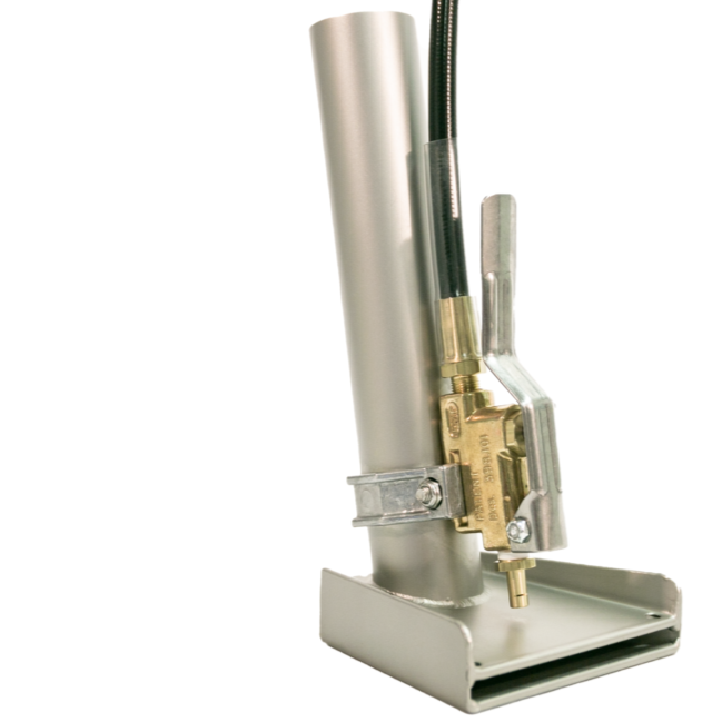 PMF Open Spray Upholstery Tool,  400psi Aluminum Valve, 6” whip, 500psi Brass Valve, 1’ whip