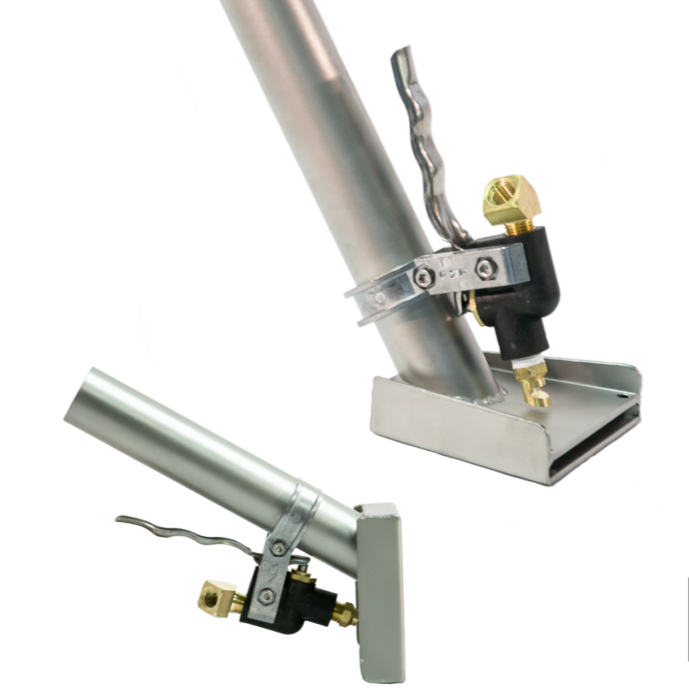 PMF U1510 Open Spray Upholstery Tool - Stainless Steel Hand Tool with 120 PSI Plastic Valve and 4-Inch Head for Professional Detailing