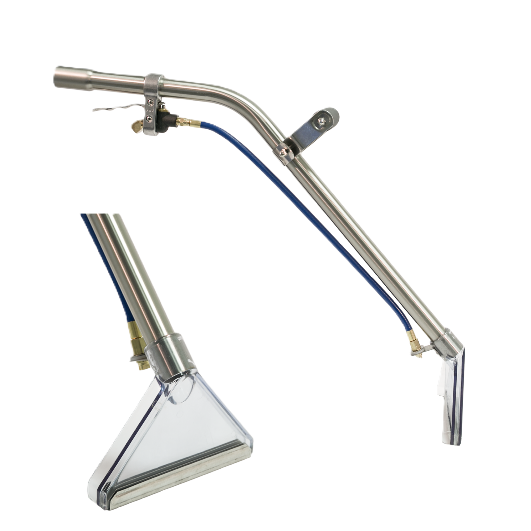 PMF 1540 Economy Stair Tool, Clear Plastic Head with Single-Jet Design and Lightweight Stainless Steel Handle