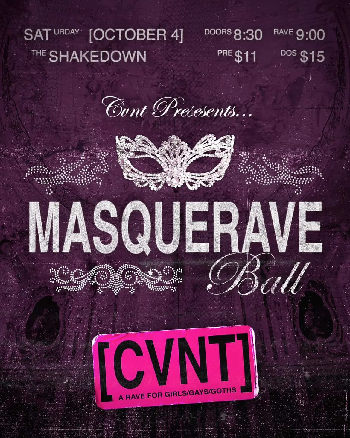 cvnt: masquerave