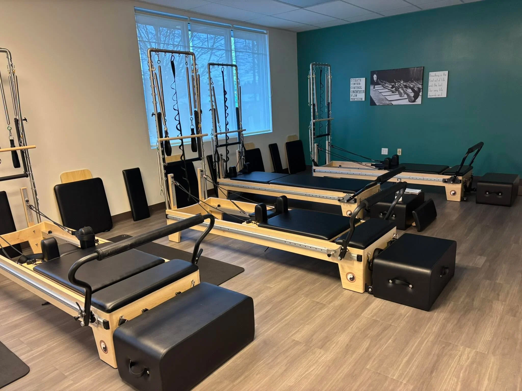 Pilates this morning. &ldquo;Breathe&hellip;Feel those glutes.&rdquo;