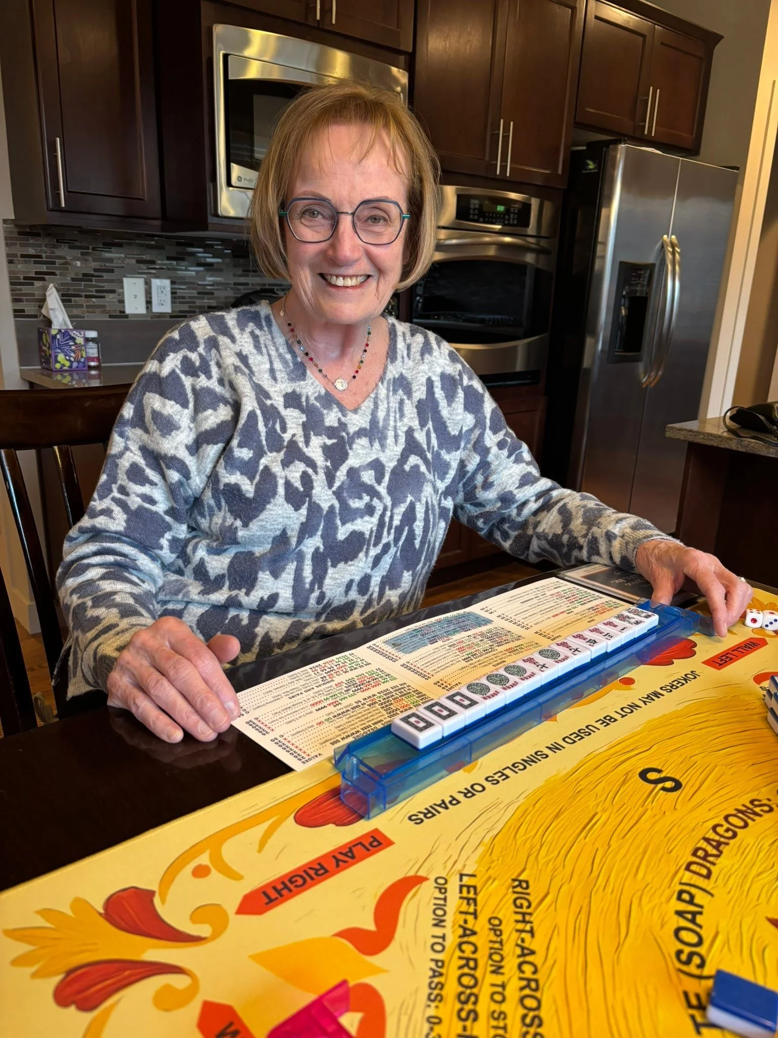 Two Mah Jong&rsquo;s last night!