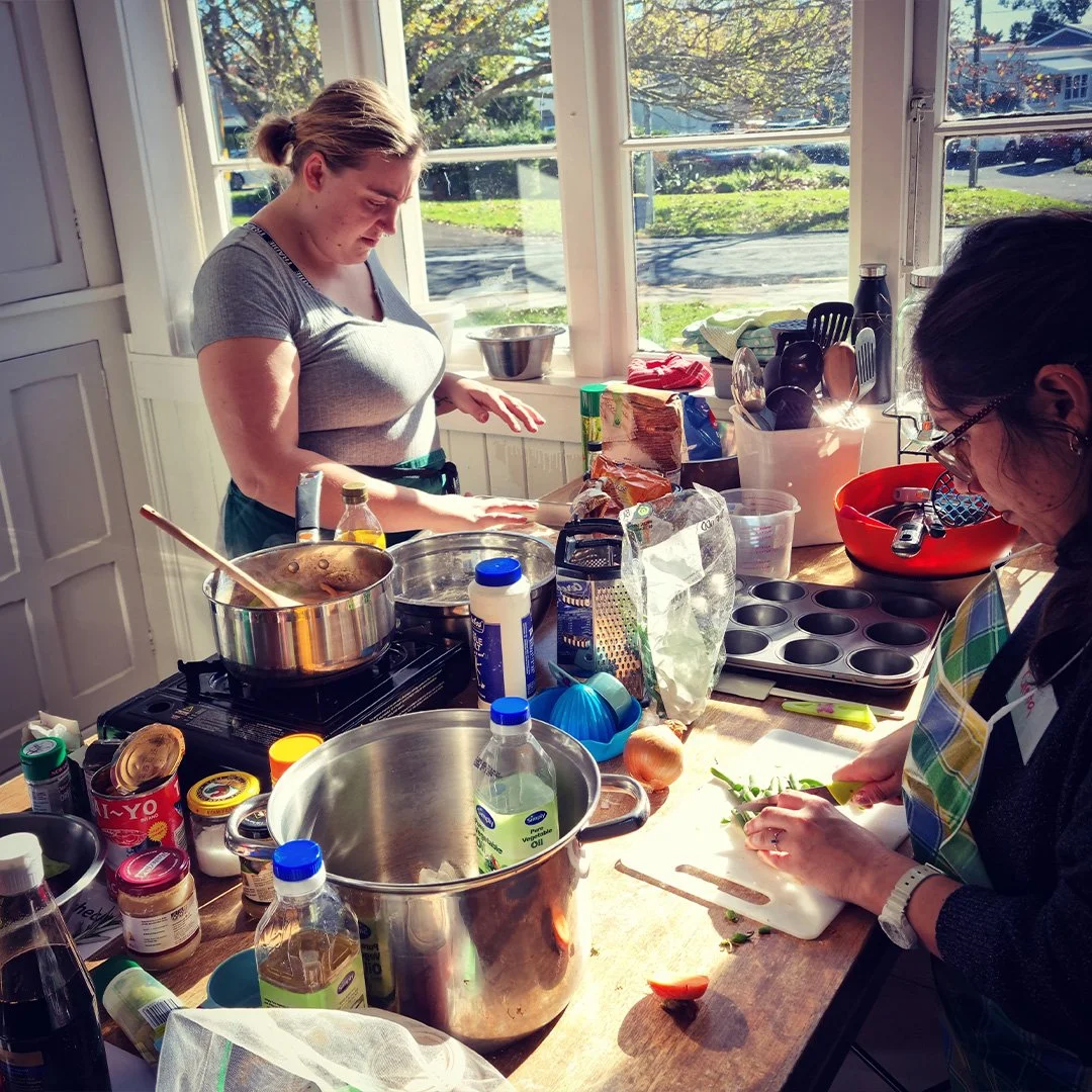 Cooking class at Dayspring