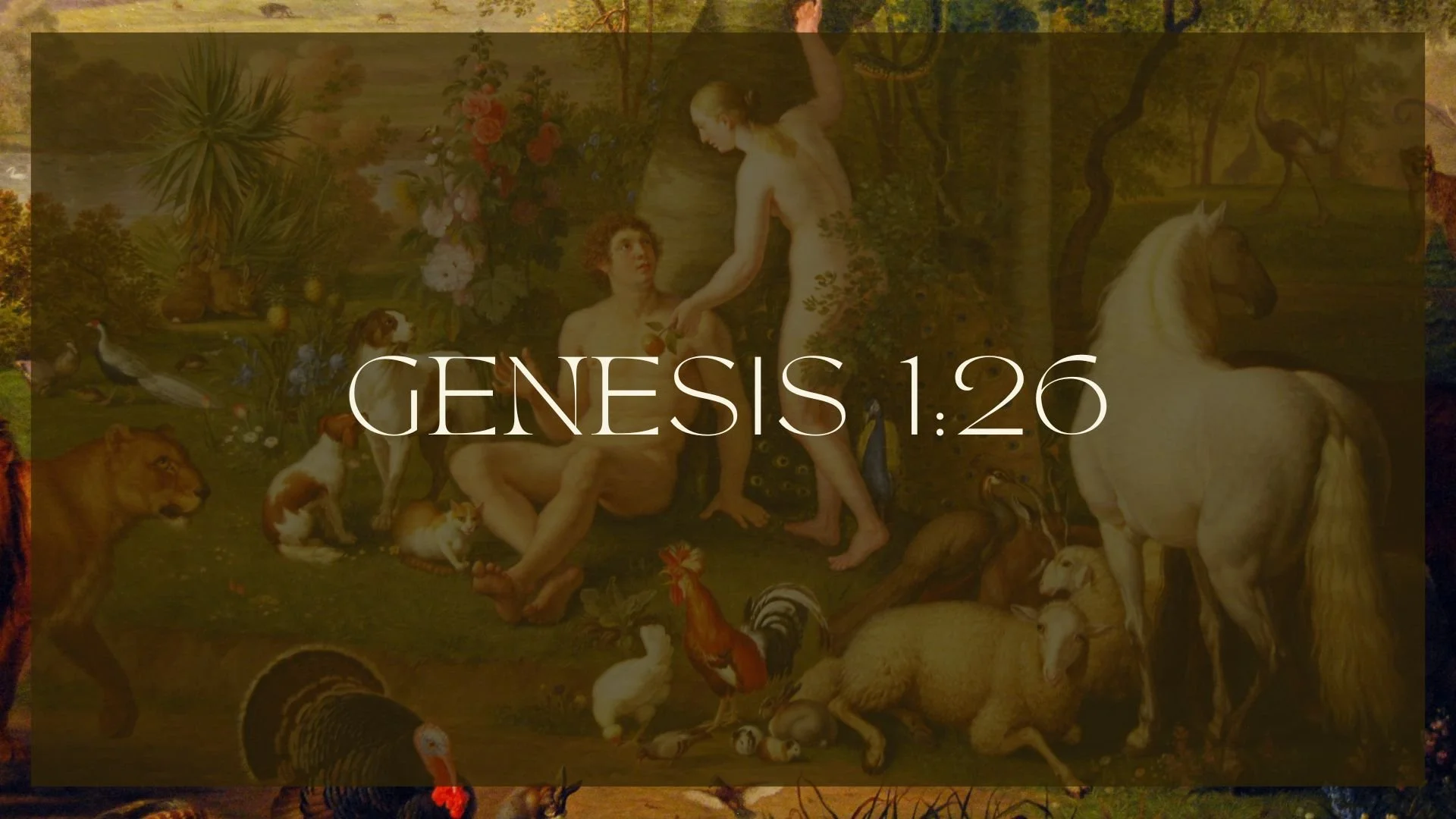 Genesis 1:26 - Image of God