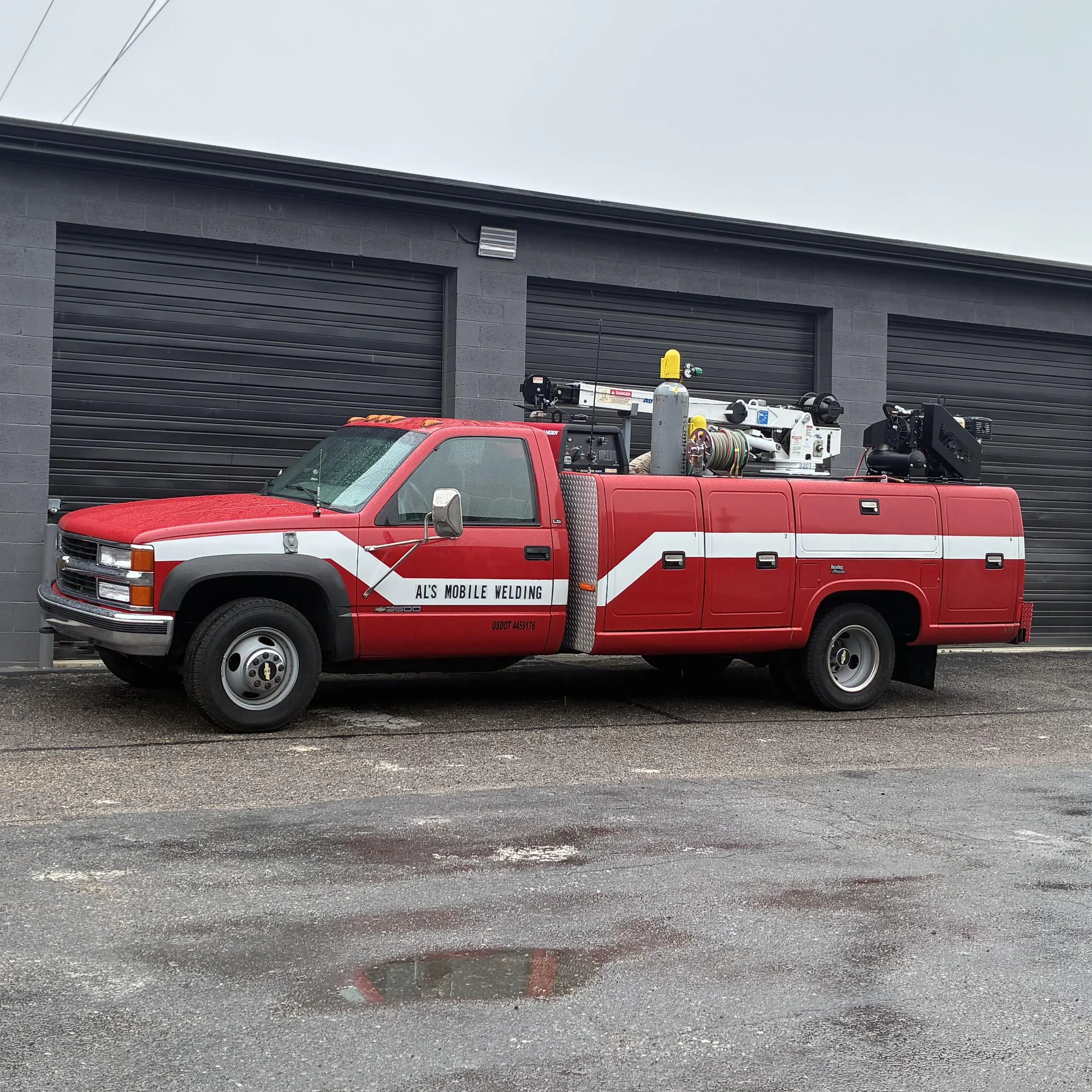 Service Welding Truck, AL's Mobile Welding