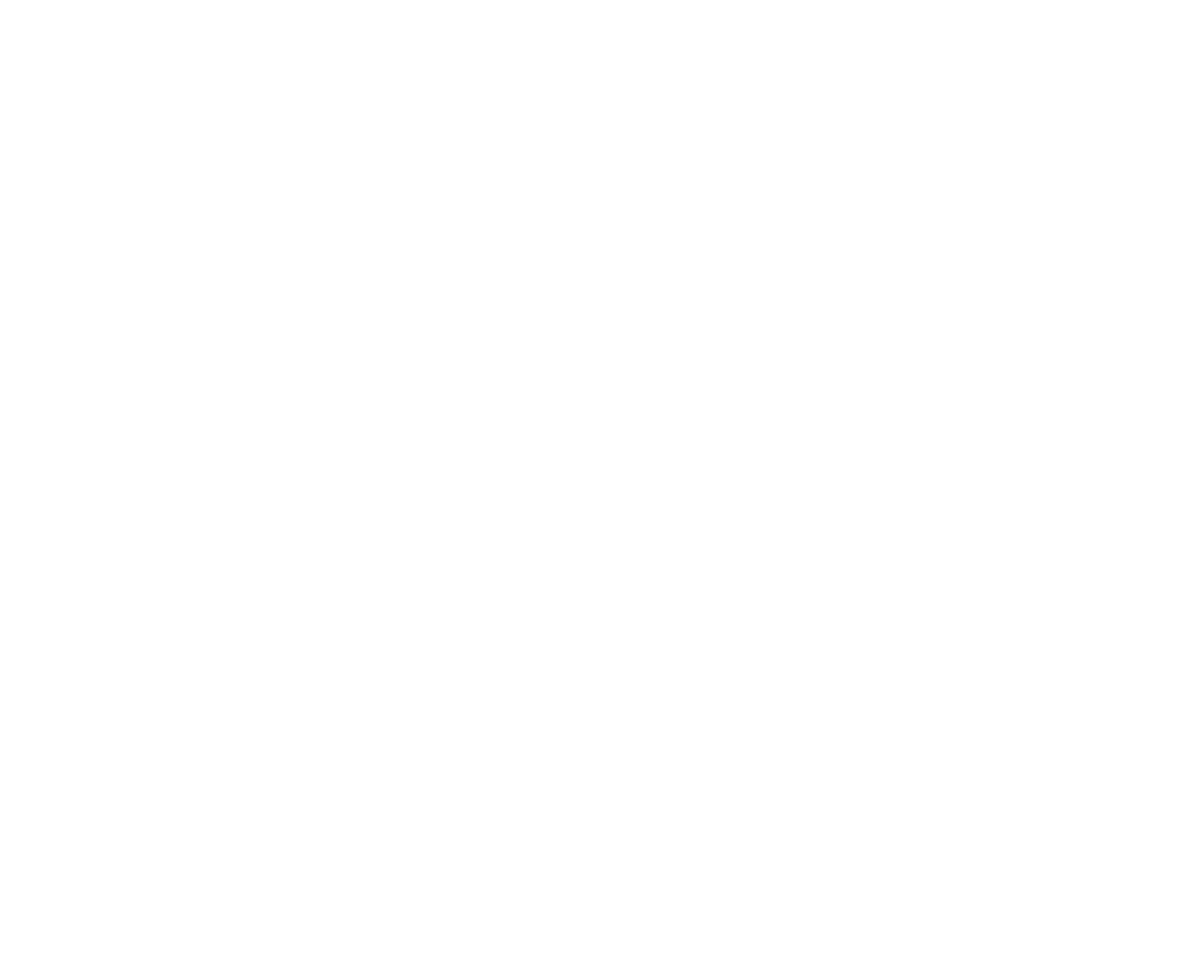 A black and white abstract icon resembling a happy face with two eyes and a smiling mouth.