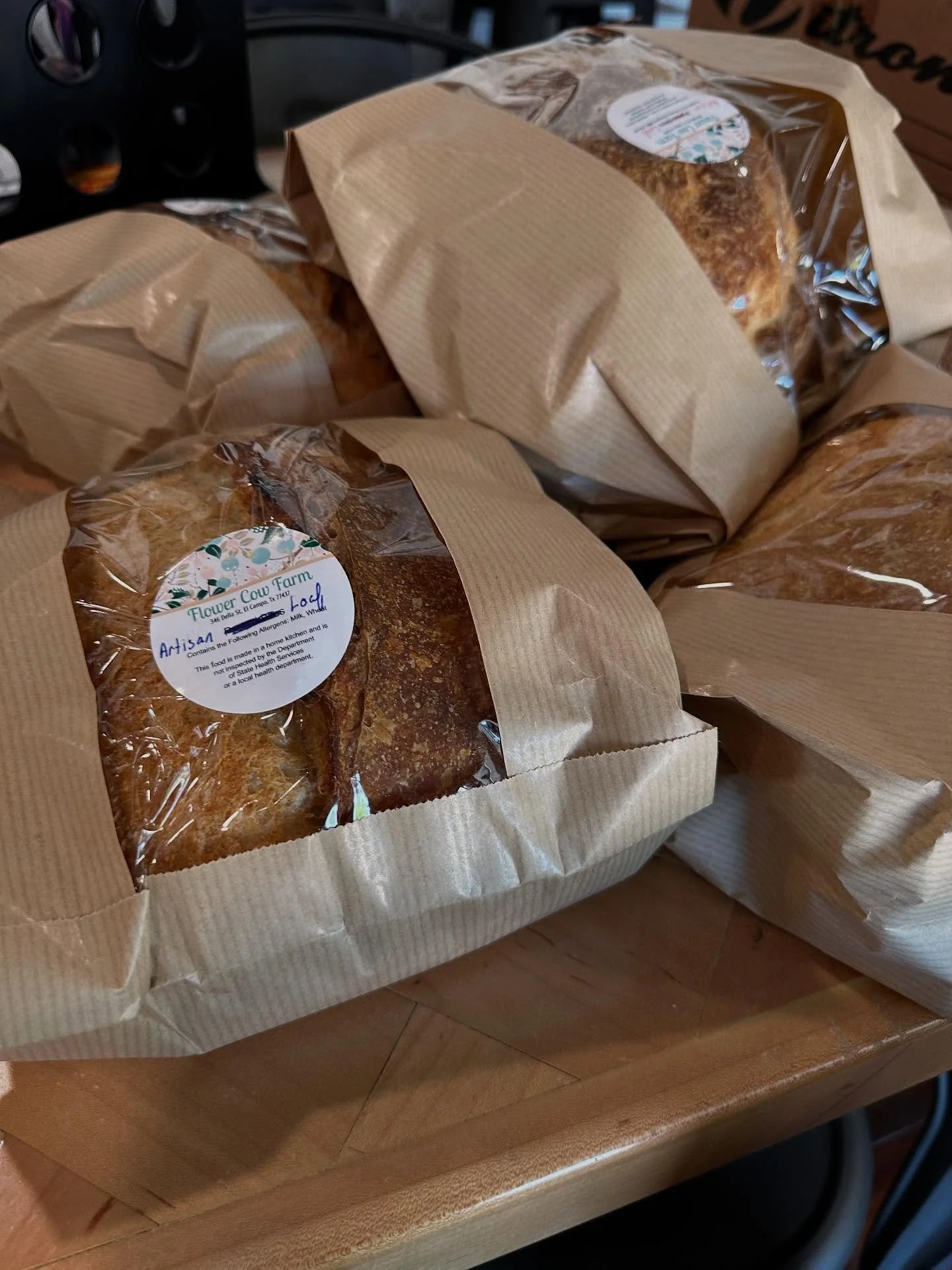 White loaves are at Hesed House of Wharton today!
