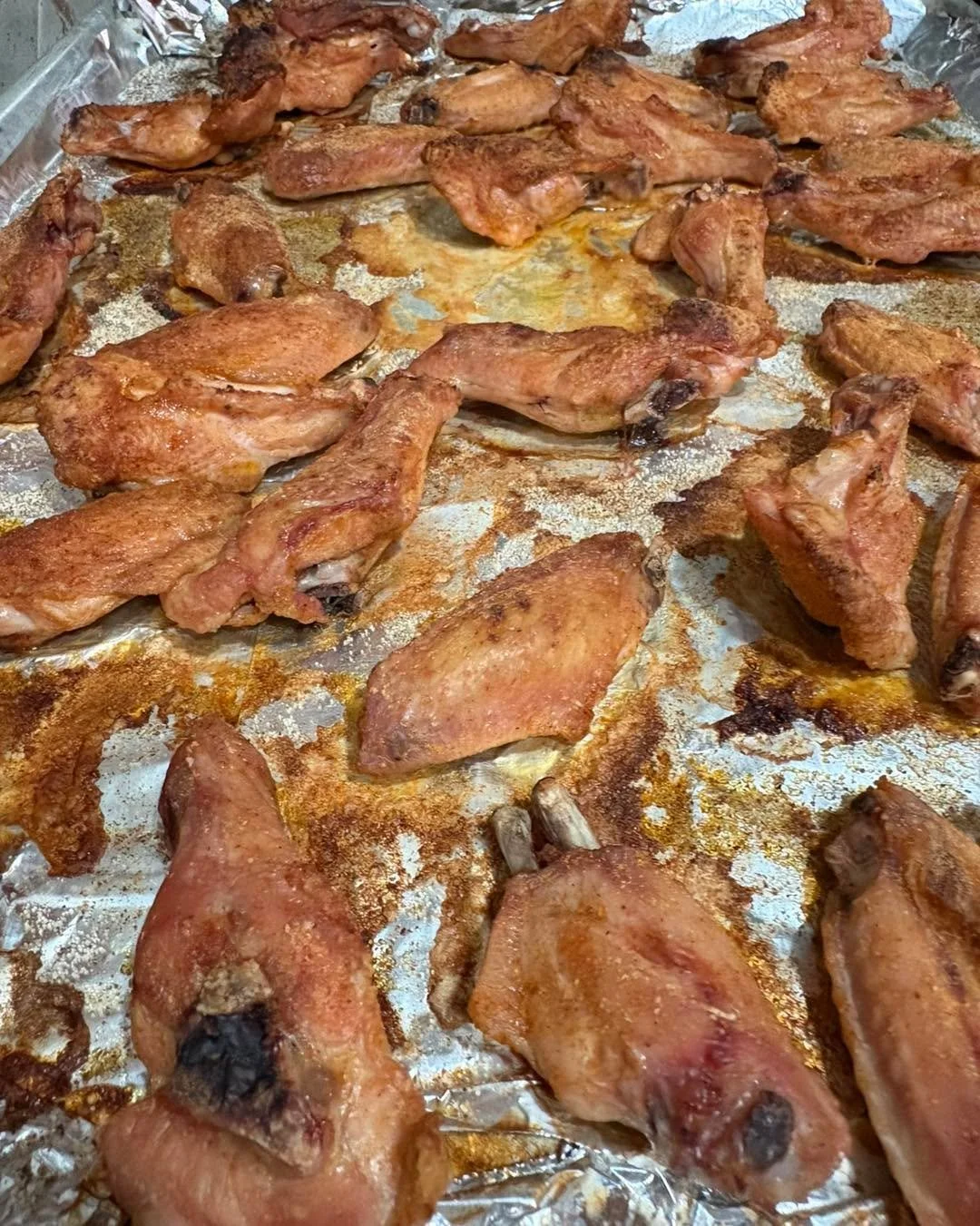 Friday nights are usually sourdough pizza night around here, but with the Stock Show in full swing and our chickens heading to the processor, we switched things up and had wings tonight! 🍗

Wings are a favorite in our house&mdash;they&rsquo;re easy,