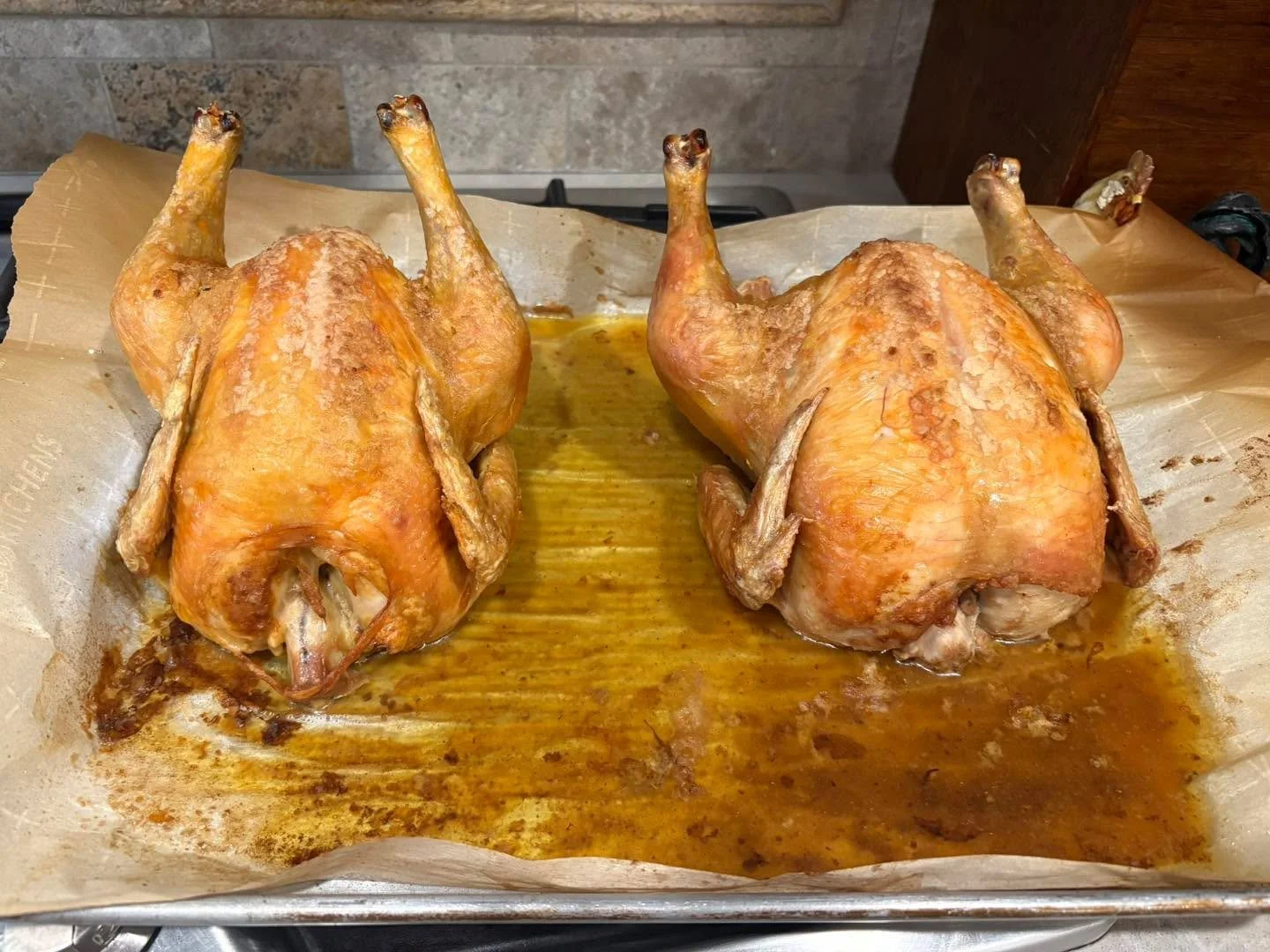 There's something special about a roast chicken dinner. 🕯️

Maybe it's the smell filling the house as it slowly turns golden in the oven. Or that first bite where the skin is perfectly crisp and the meat is tender and juicy. Tonight, it's our pastur