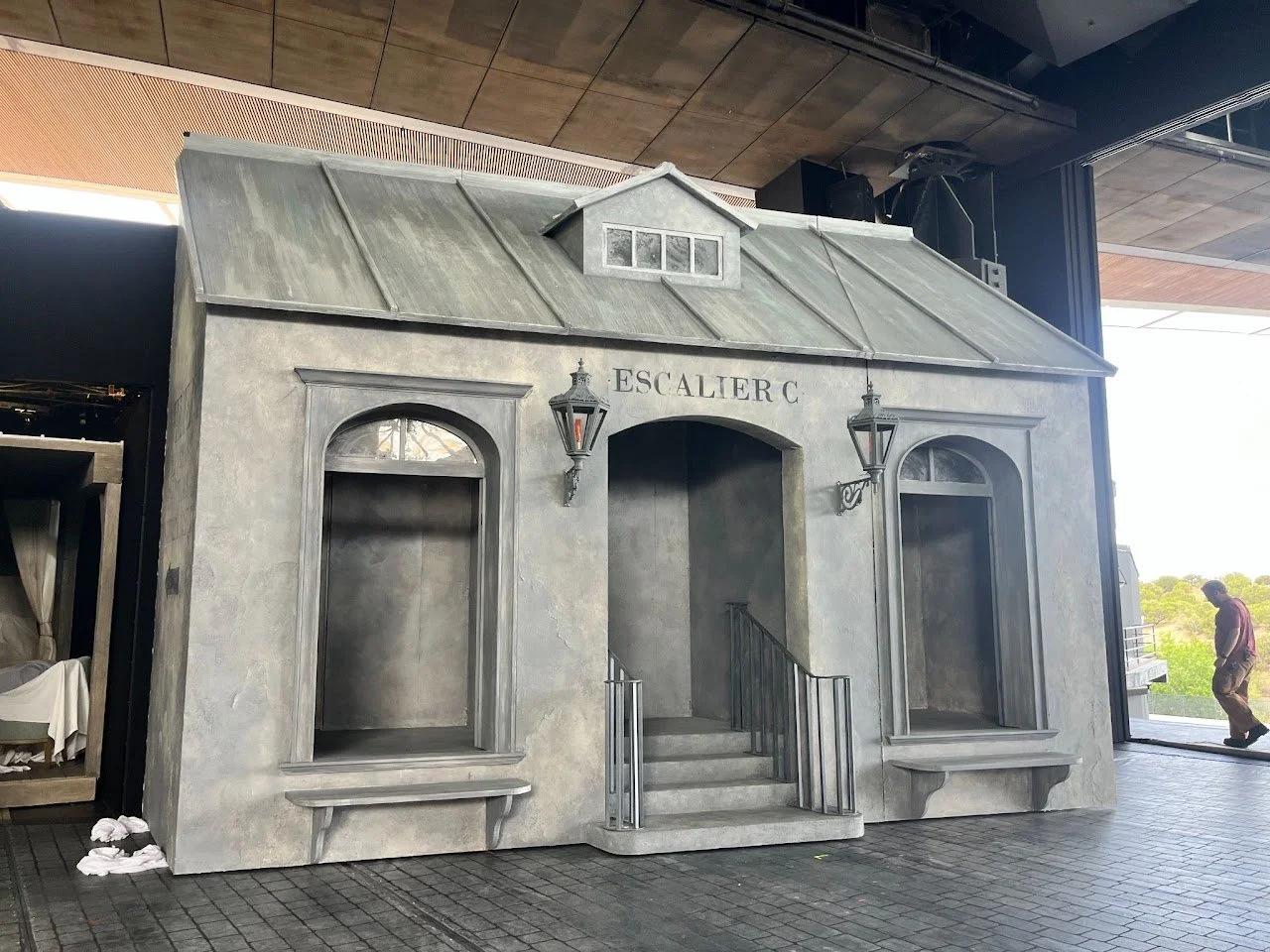 La Boheme - Application of texture, and painted woodgrain.