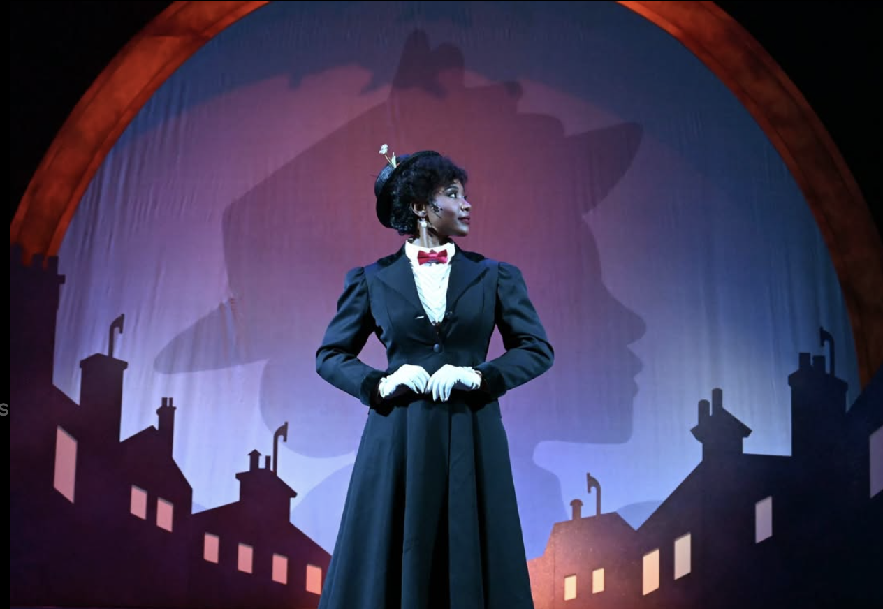Drop and Gold portal for Mary Poppins at the Lyric theatre of Oklahoma 2024.
