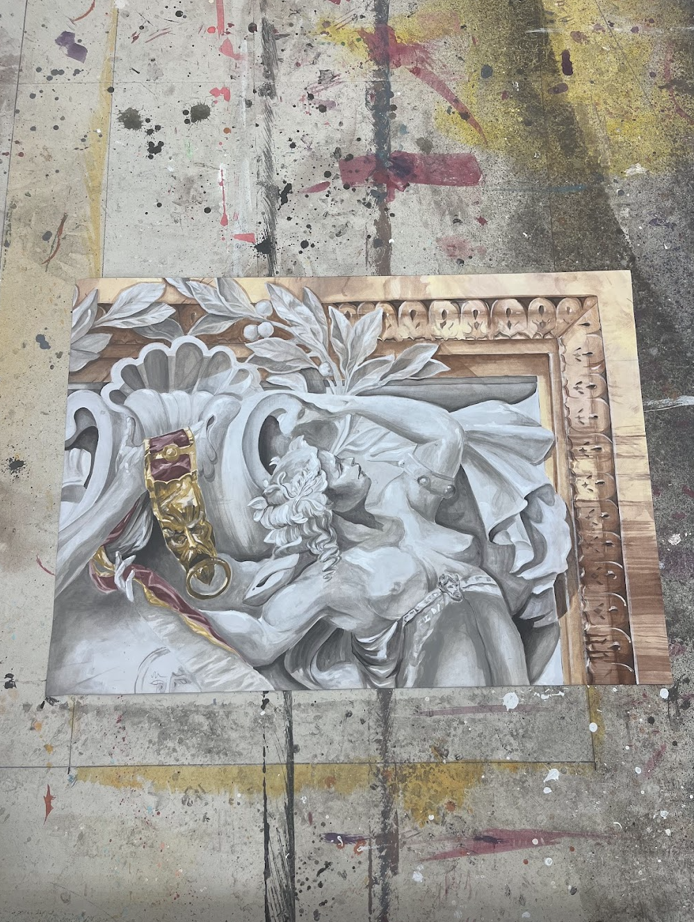 "Marble Lady" study.