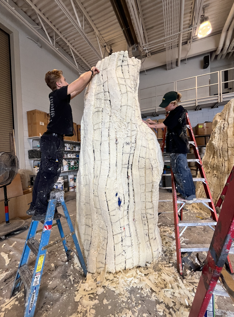 Die Walküre - Carving the trees.