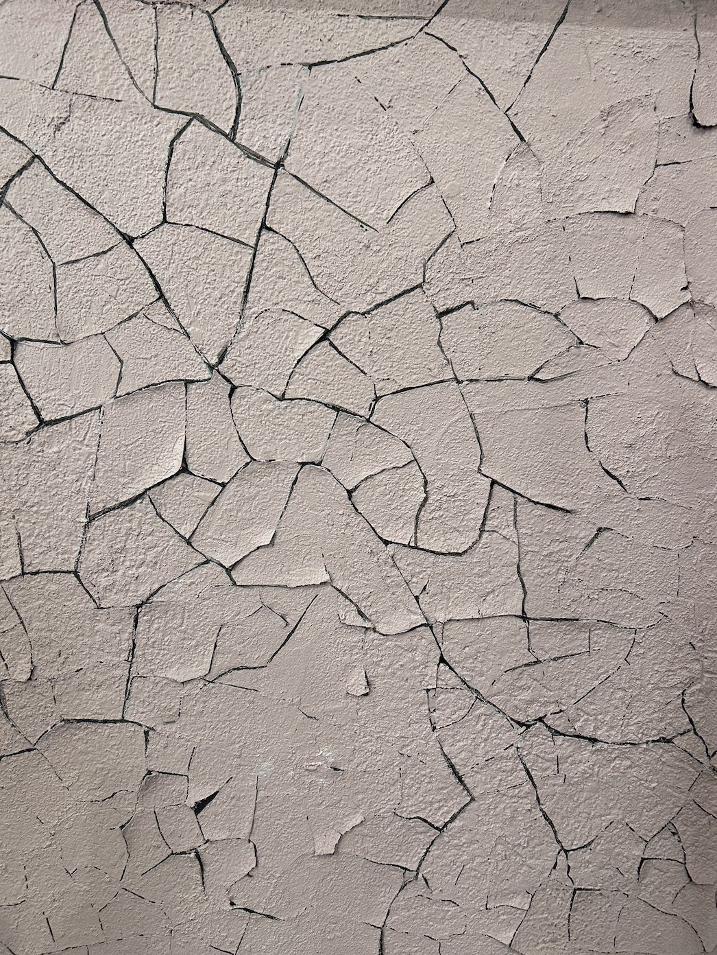 Rodelinda- Close up of painted cracks.