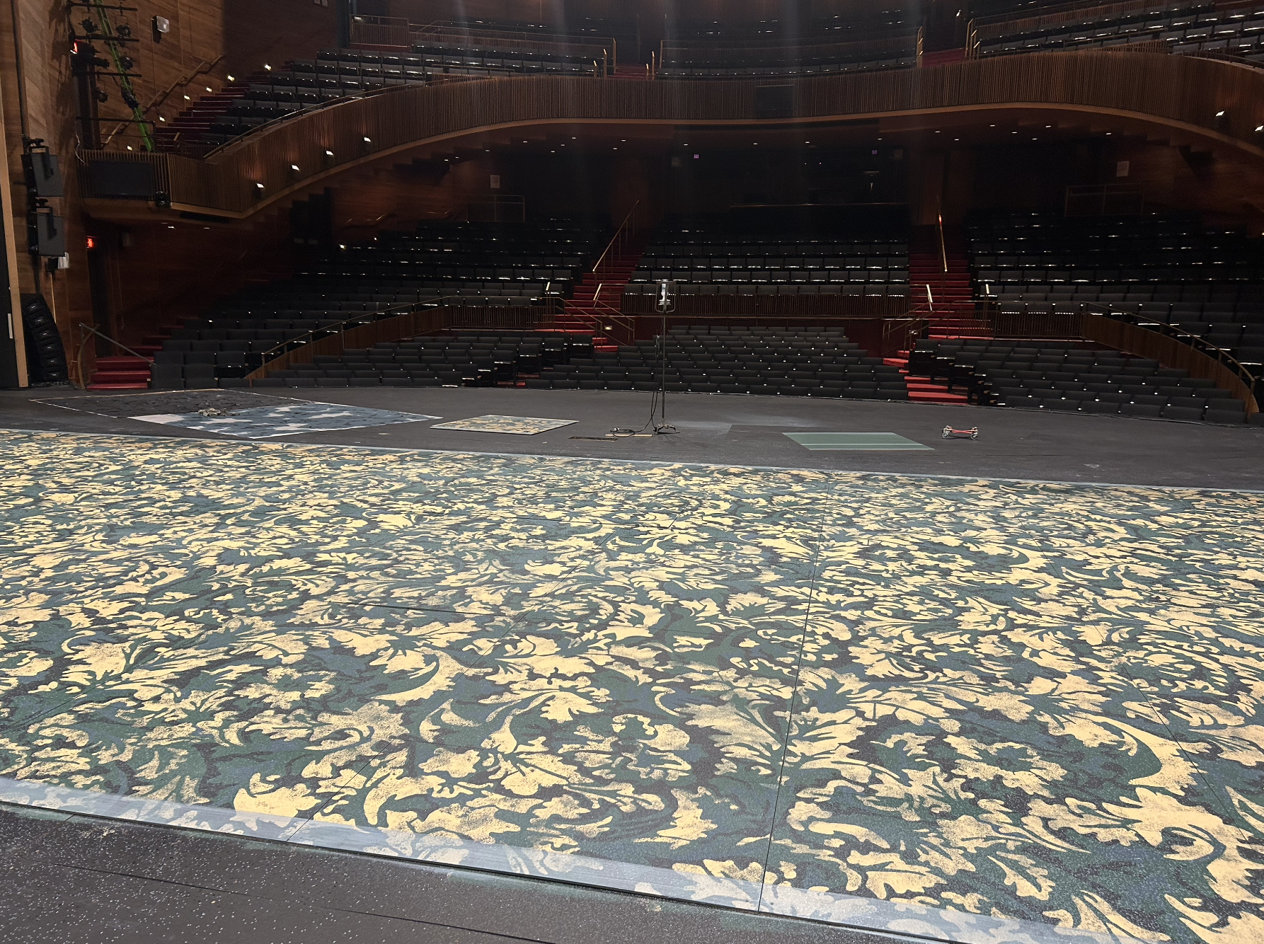 Deck for Falstaff at the Juilliard school 2026.