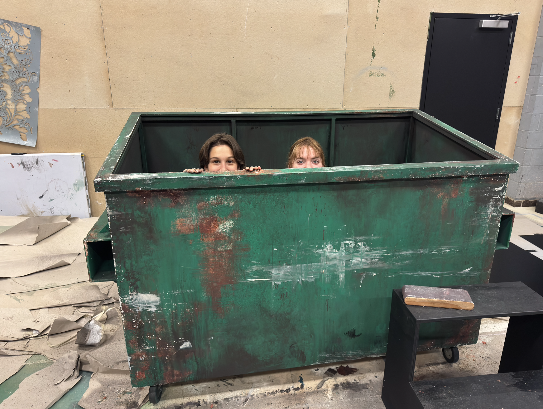 Dumpster for Hansel and Gretal at the Juilliard school 2026. (ft. me and rosario!)