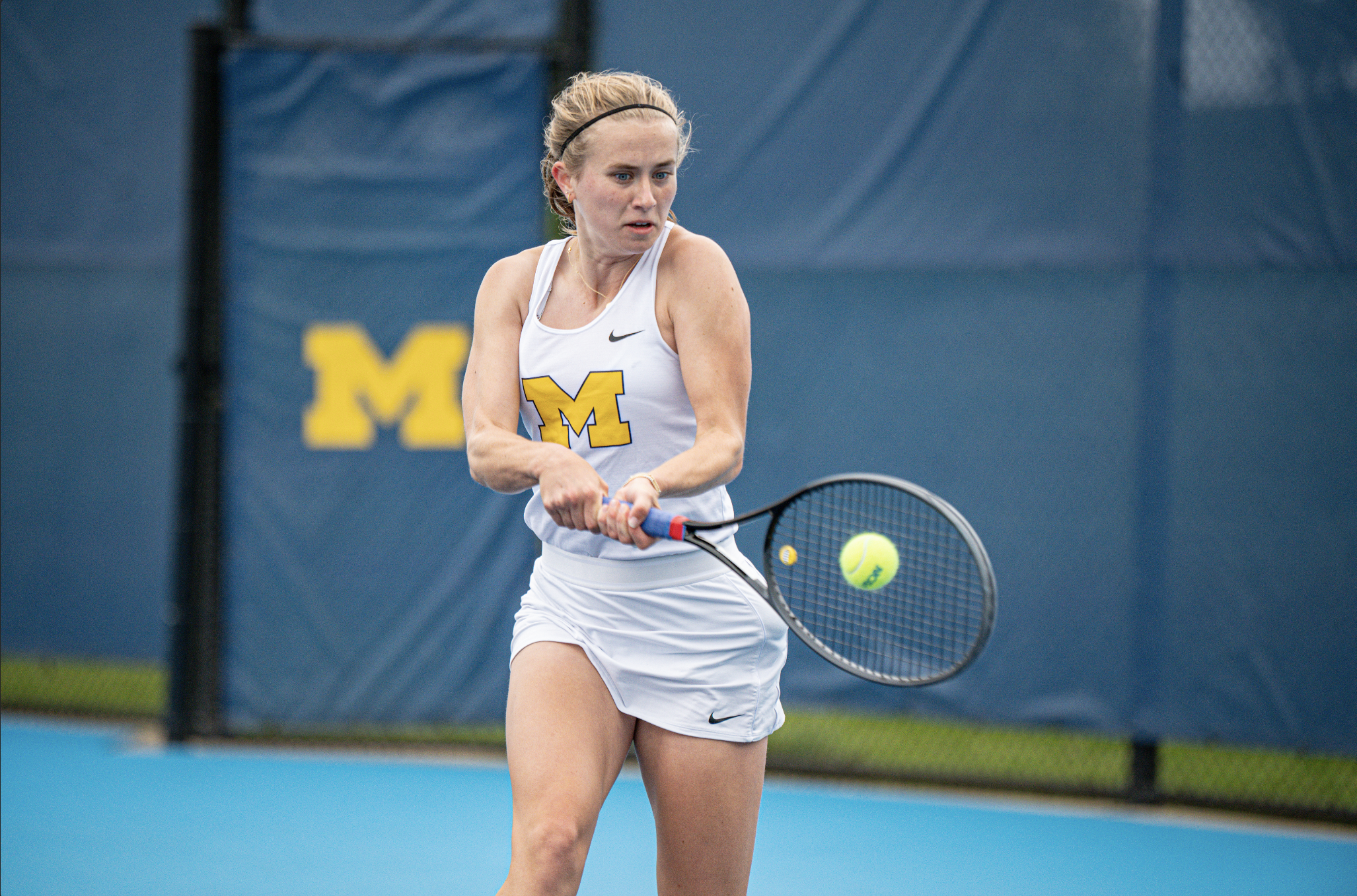 Women’s tennis played Miami in the NCAA third round Saturday May 11th. For the Michigan Daily