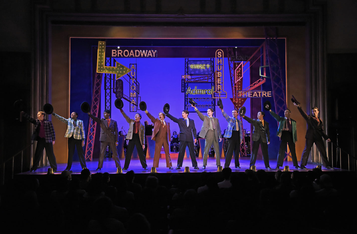 Signs for Guys and Dolls at the University of Michigan.