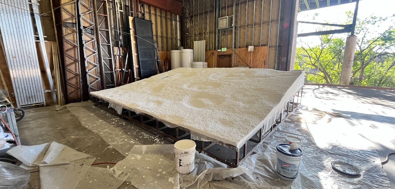 La Boheme - Application of texture to the snow bank.