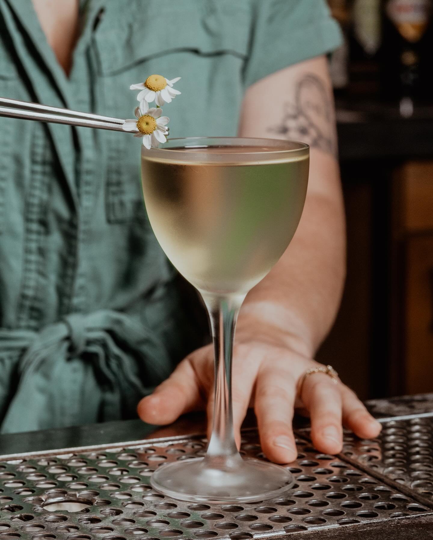 Make your Monday just a &lsquo;tini bit better.  Chamomile, bergamot and a fennel-laced vermouth amplify the already damn-near-perfect @thebotanistgin in Jessica Sanders&rsquo; sublime &lsquo;Field of Dreams&rsquo; - our summer menu martini of the mo