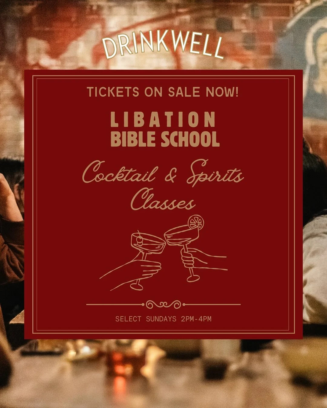 Put on your thinking&hellip;errr&hellip;drinking caps! The next season of our signature Libation Bible School cocktail and spirits classes have just been announced and tickets are on sale now. 

Learn about the history, distillation and at-home cockt
