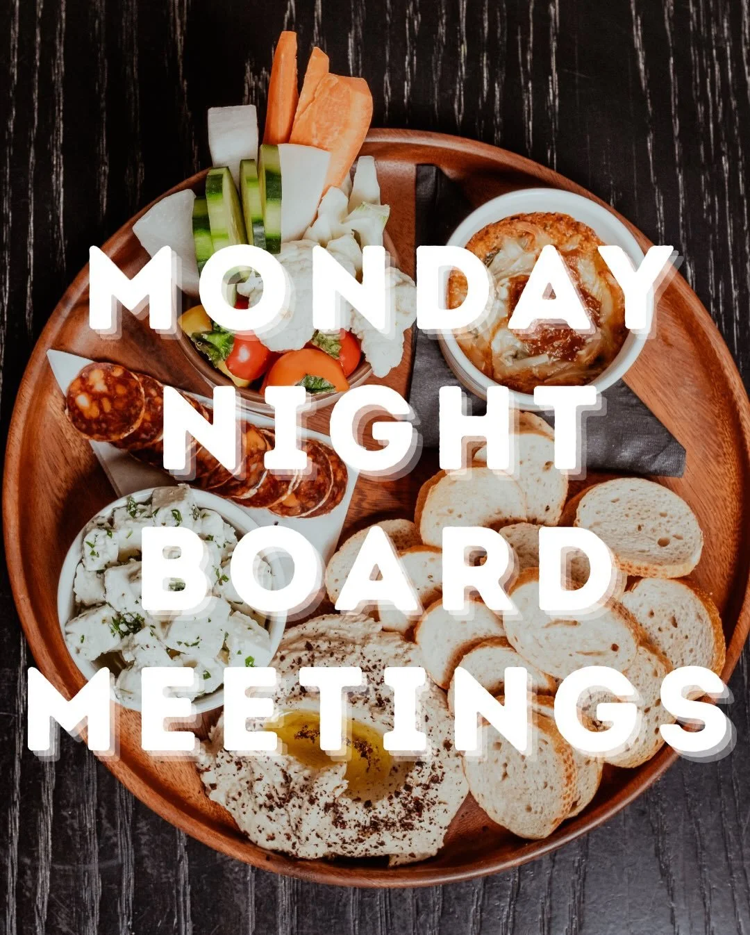 Why would you be anywhere else on a Monday night?!?

🍸🥃 $10 House Martinis &amp; Manhattans all night every Monday

🧀$2 off Small Mezze Boards and $4 off Large Mezze Boards

🍟🥗$5 Fries + $8 Kale Caesars for the Gorls 💅

Open 4-Midnight with the