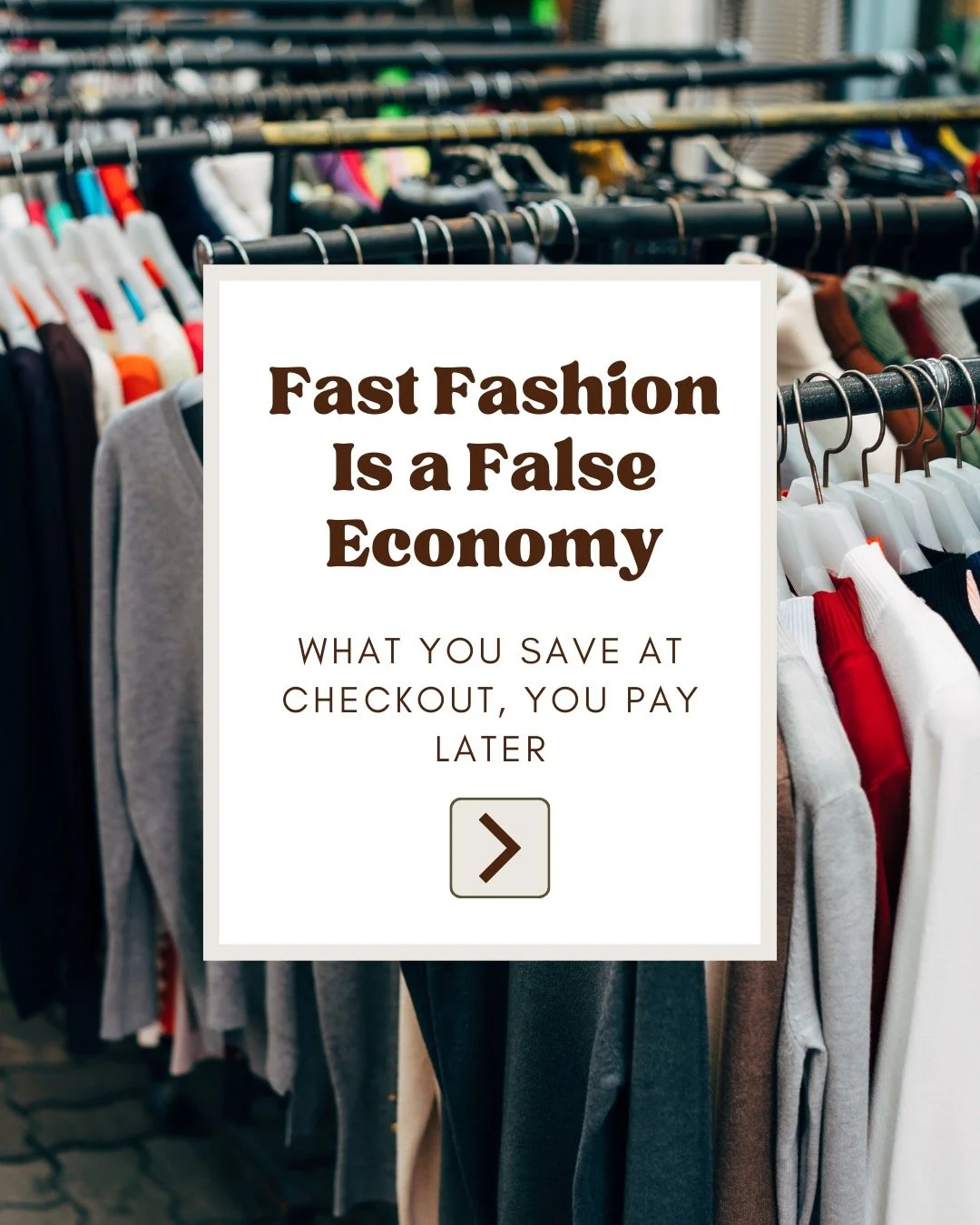 Fast fashion is a false economy. Please read why. #slowfashion #fastfashion #overpaying #comparison #moneyloss