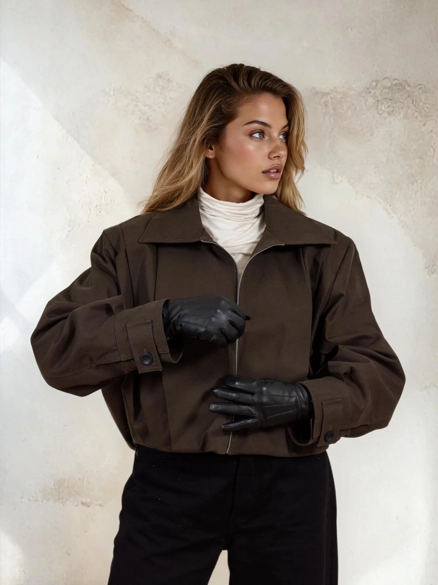 UNFASHION PLASTIC and start FASHIONING SUSTAINABILITY🌿🌿🌿 because cool girls wear sustainable fabrics ❤️ #SEPIAJACKET #sustainablefashion #slowfashion