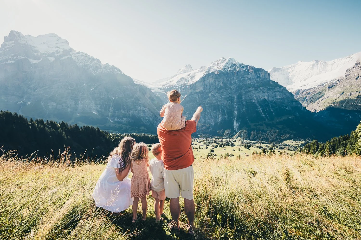 Family photoshoot in Interlaken