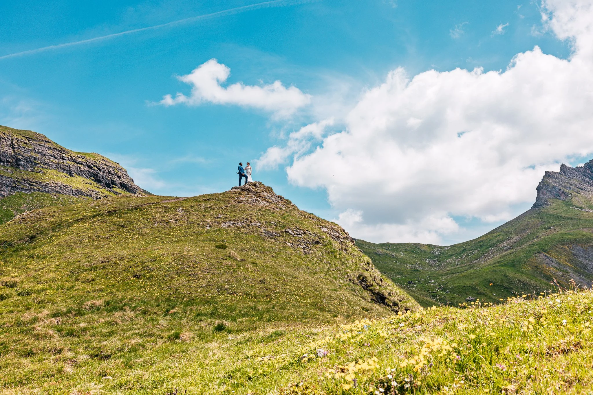 Swiss alps Wedding photography