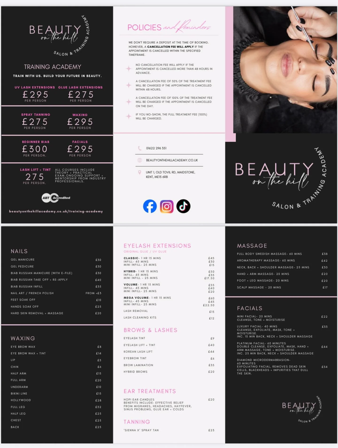 Good evening all 💓 

As you might have seen we have previously said we will be slightly adjusting our pricing&hellip; this is our updated price list as of the 1st April 💓 

Message us if you need a copy&hellip; we know the print is small but please