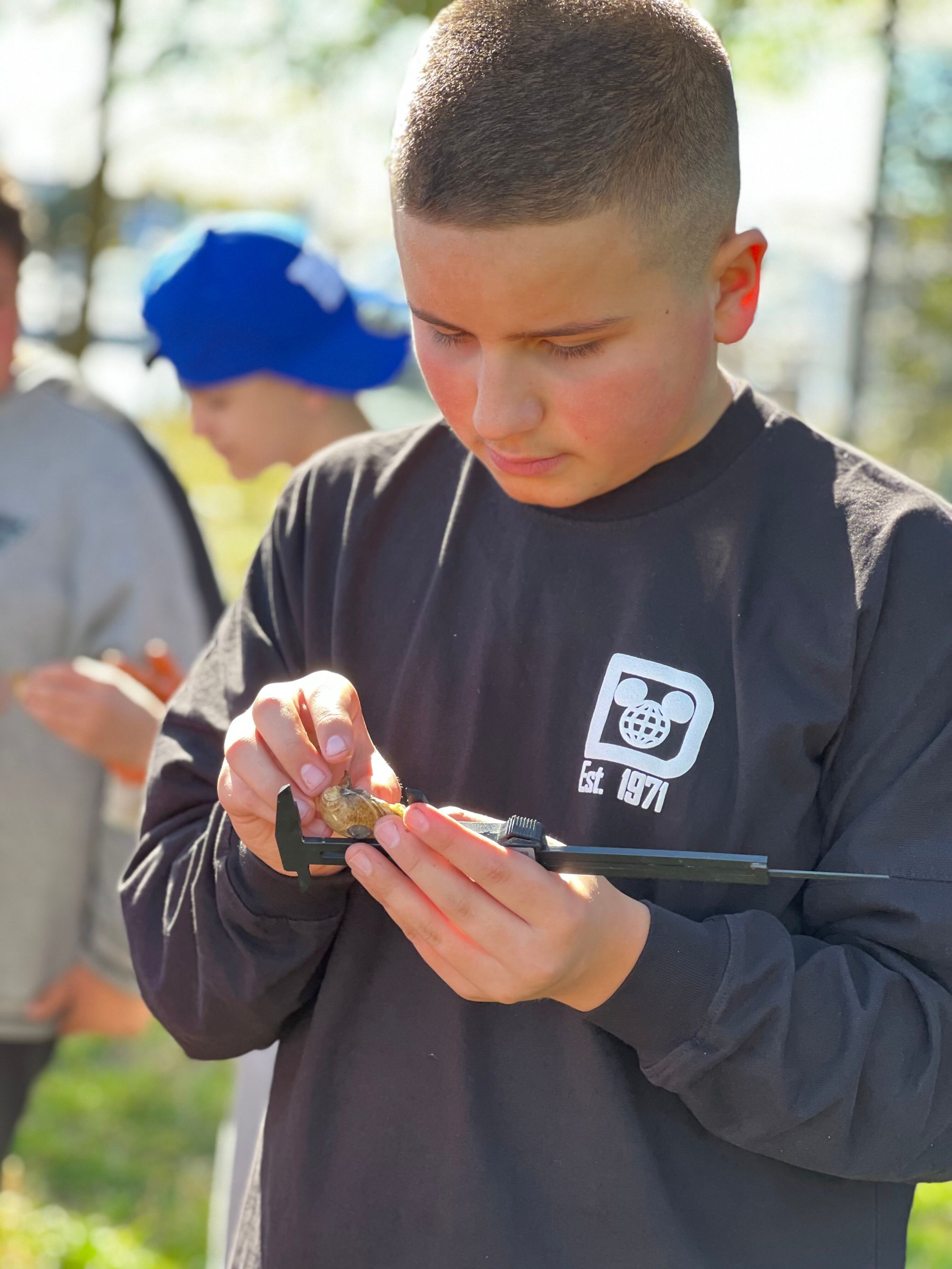 Students at the Living Shoreline