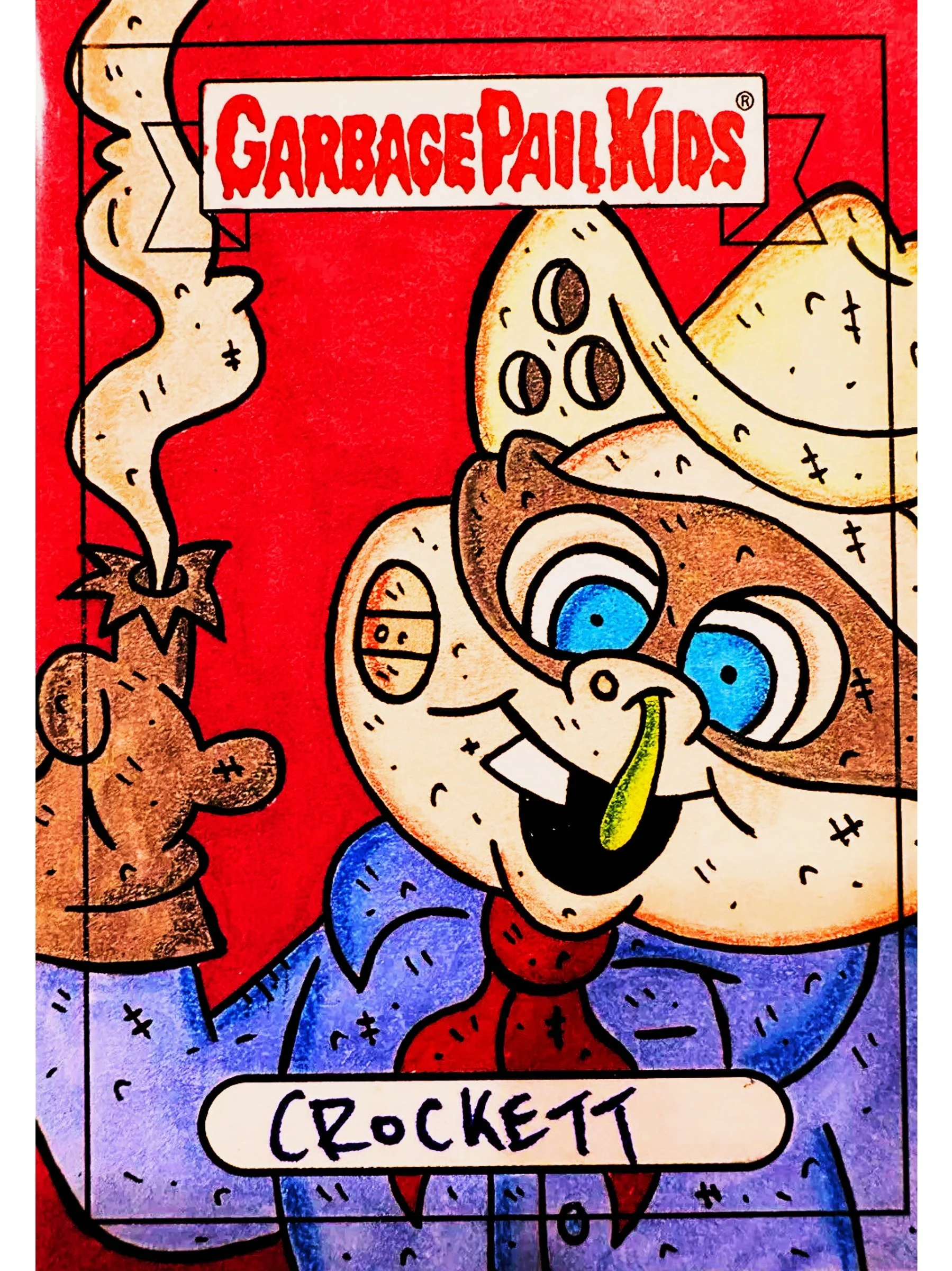 "Pew Pew" by Steve Crockett (Garbage Pail Kids)