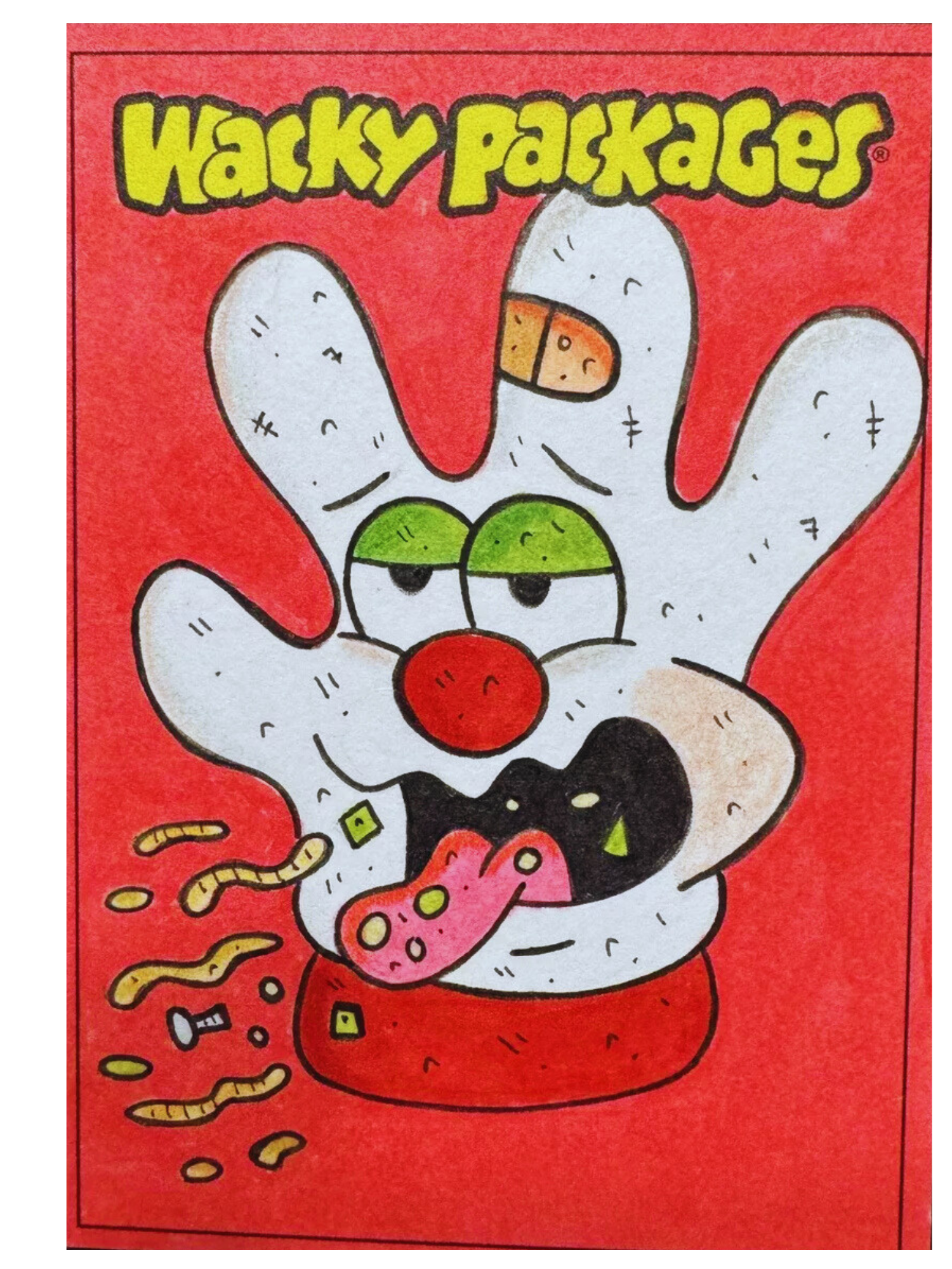 "Hamburger Belcher” Sketch by Steve Crockett (Wacky Packages)