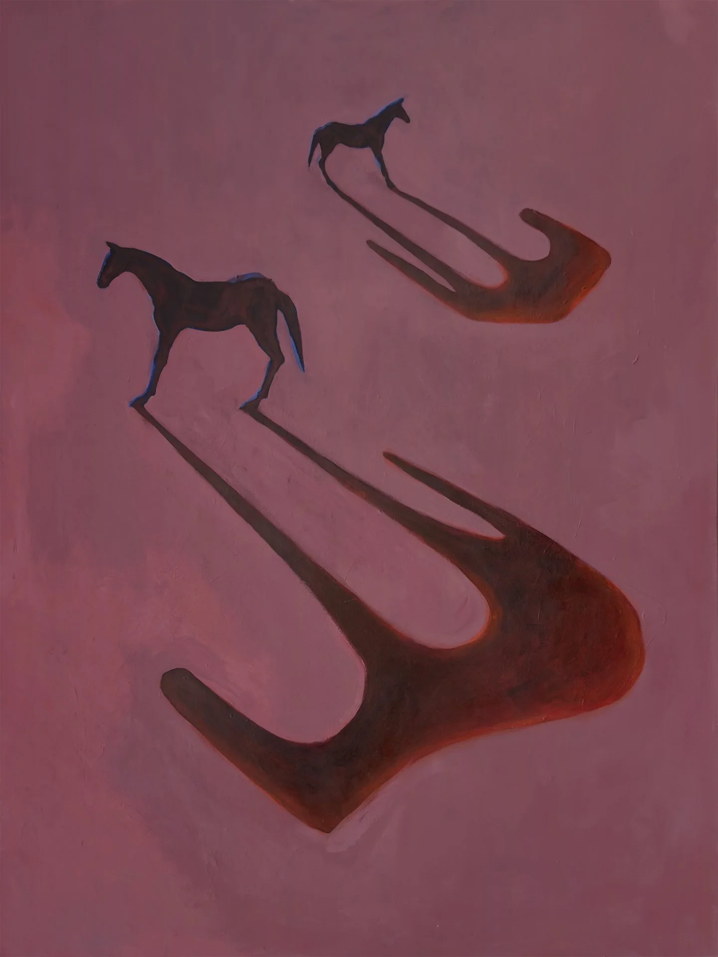 "Parallel Heat" - 30"x40", acrylic on canvas