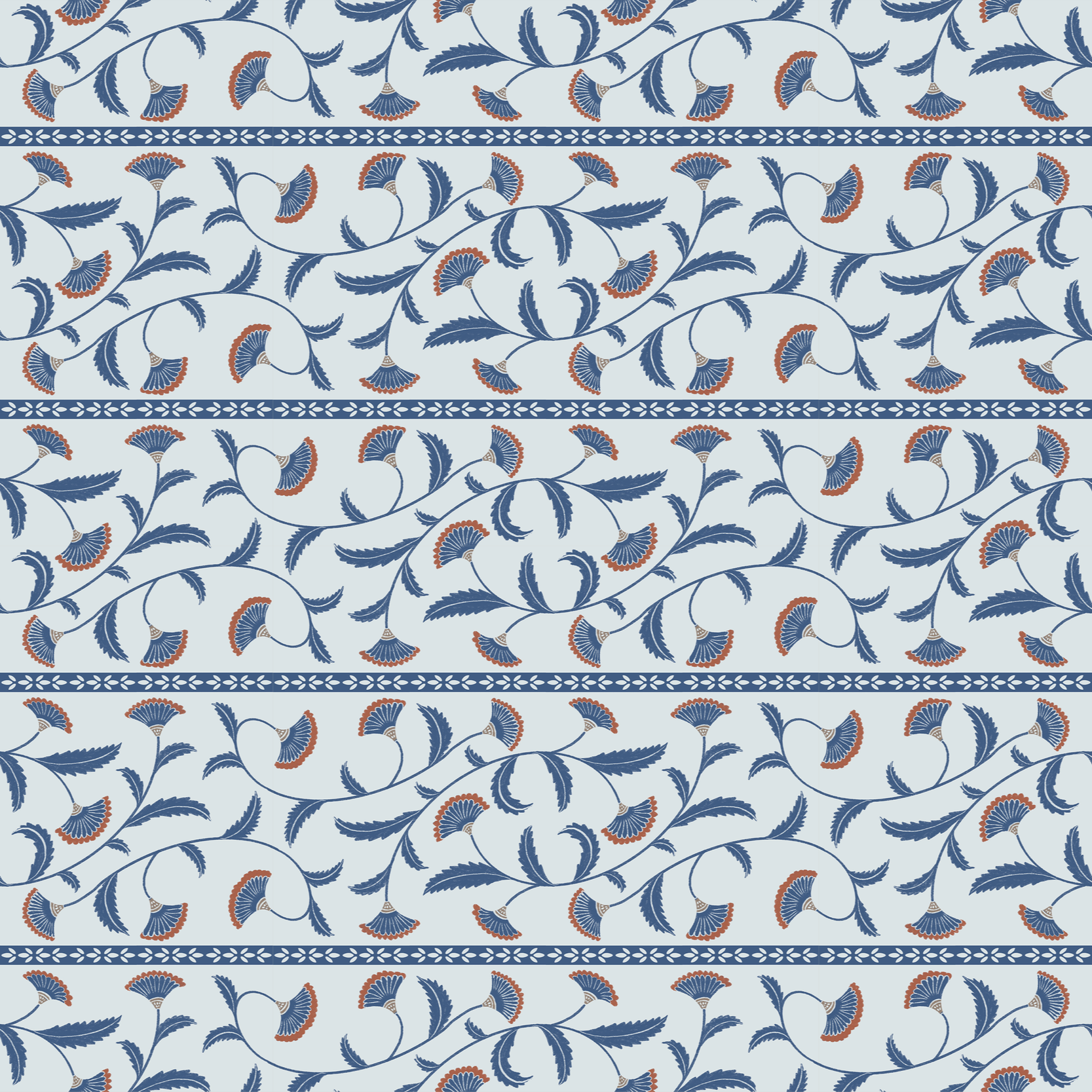 "Autumn Floral Stripe" - Greek inspired moody, structured floral for fall. 