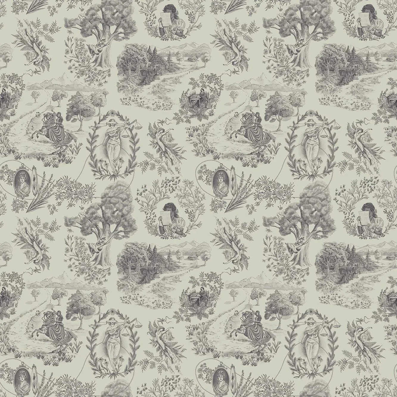 "The Heroines Toile" - created with Bond & Grace for their Frankenstein art novel. 