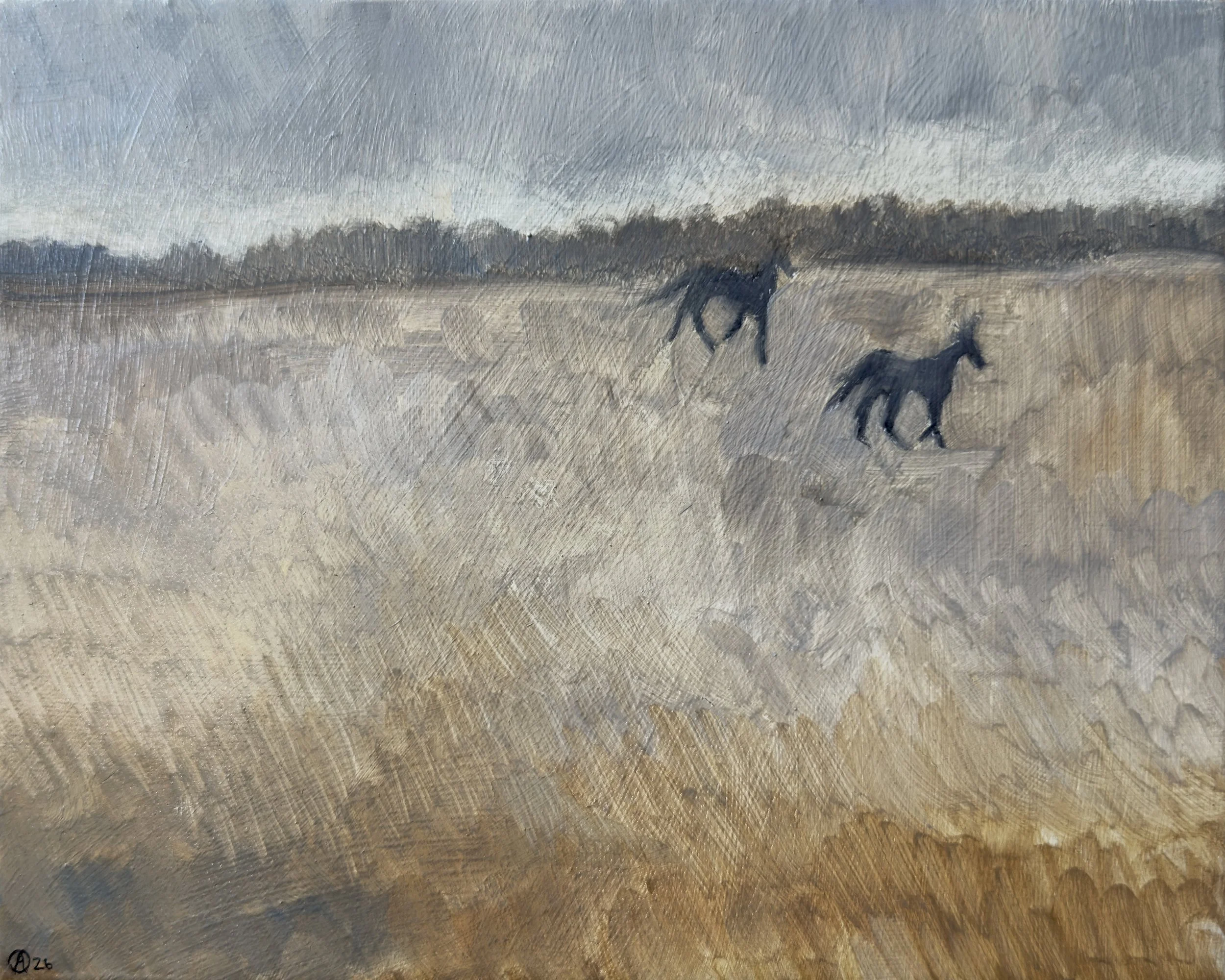 "Field Studies 1" - 8"x10", oil on canvas