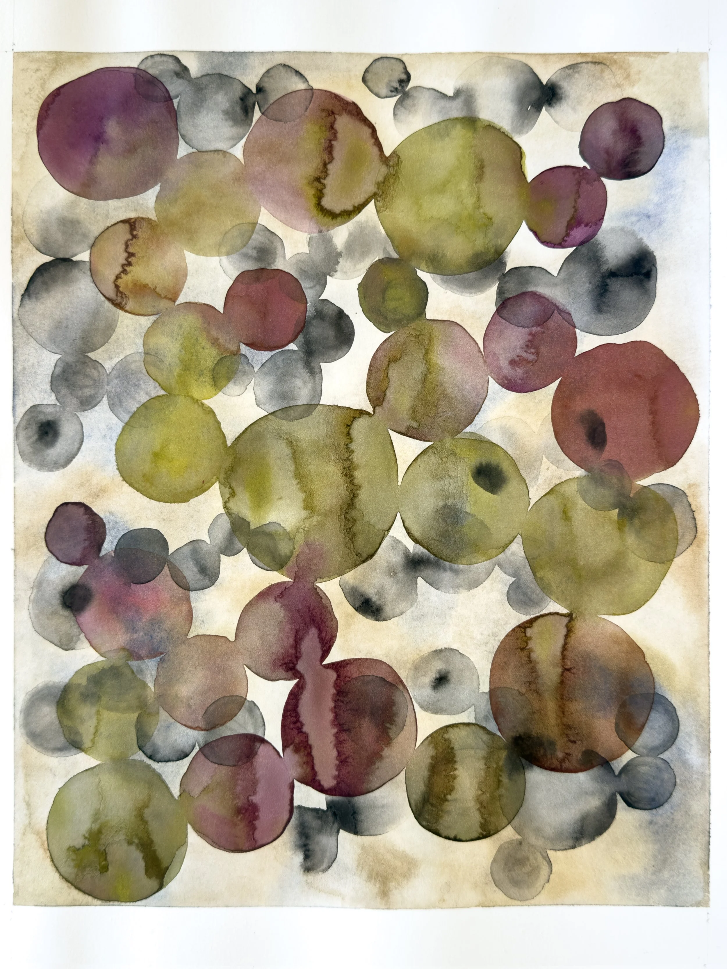 "Algae Bloom" - 11"x14", ink and watercolor