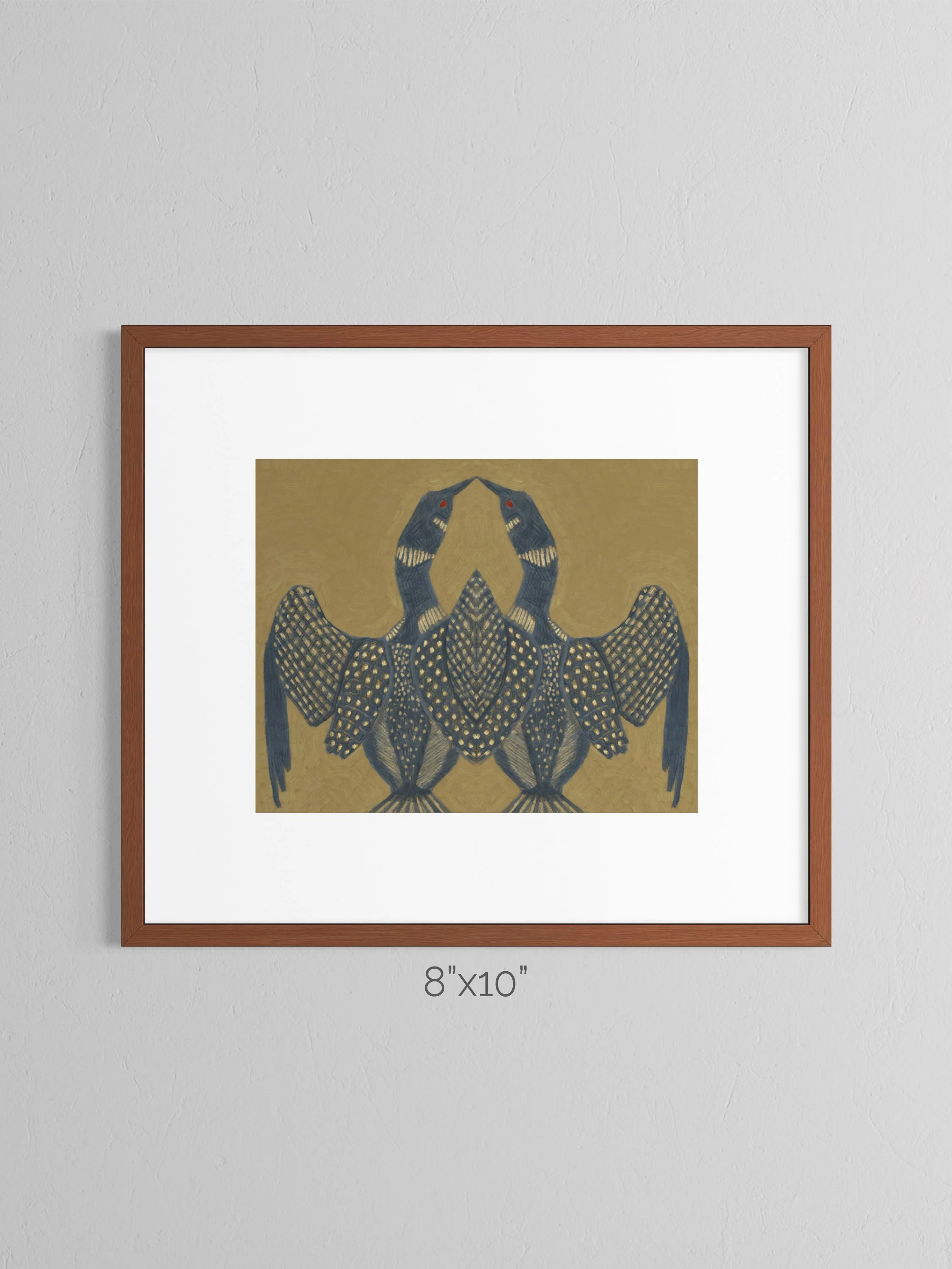 loon print 4 8x10 framed.jpg
